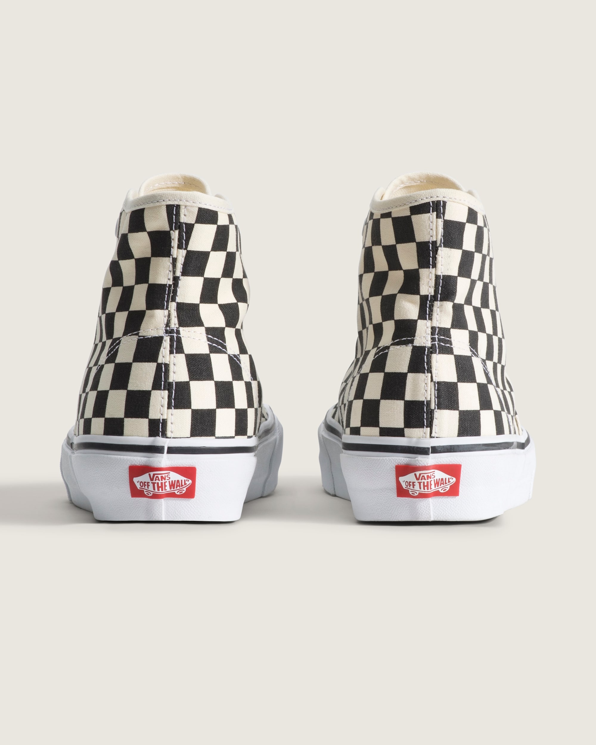 Authentic Hi 20 Checkerboard Shoe VANS Checkerboard Black  True White ALT3