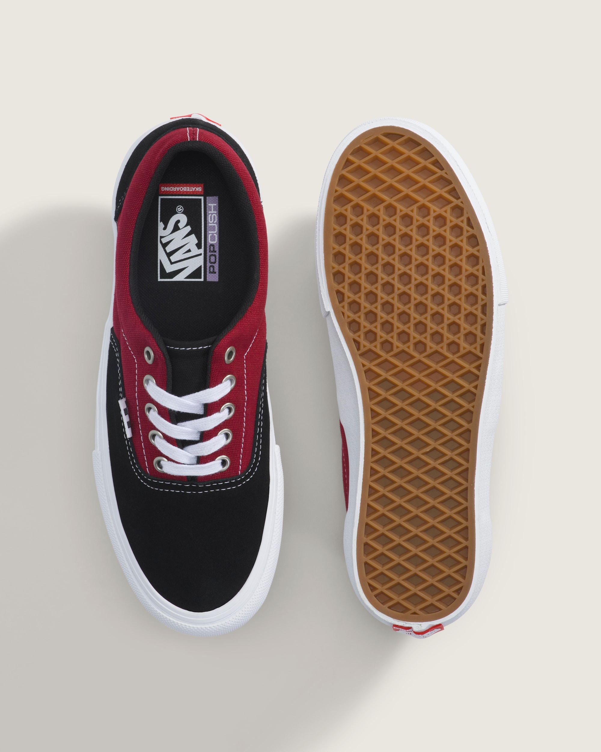 Skate Era Shoe VANS Black  Dark Red ALT2
