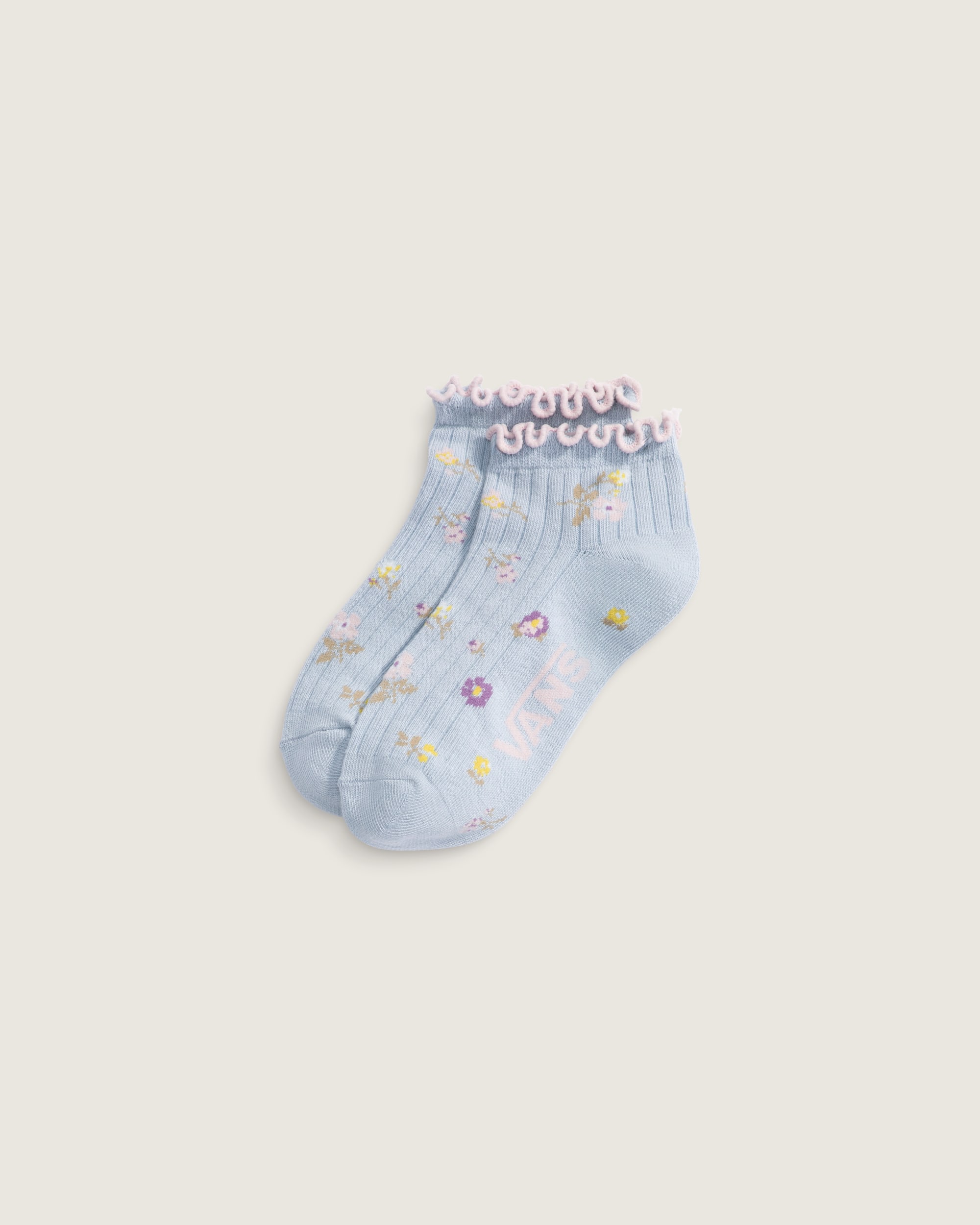 Rufflen Low Crew Socks VANS Soft Slate HERO