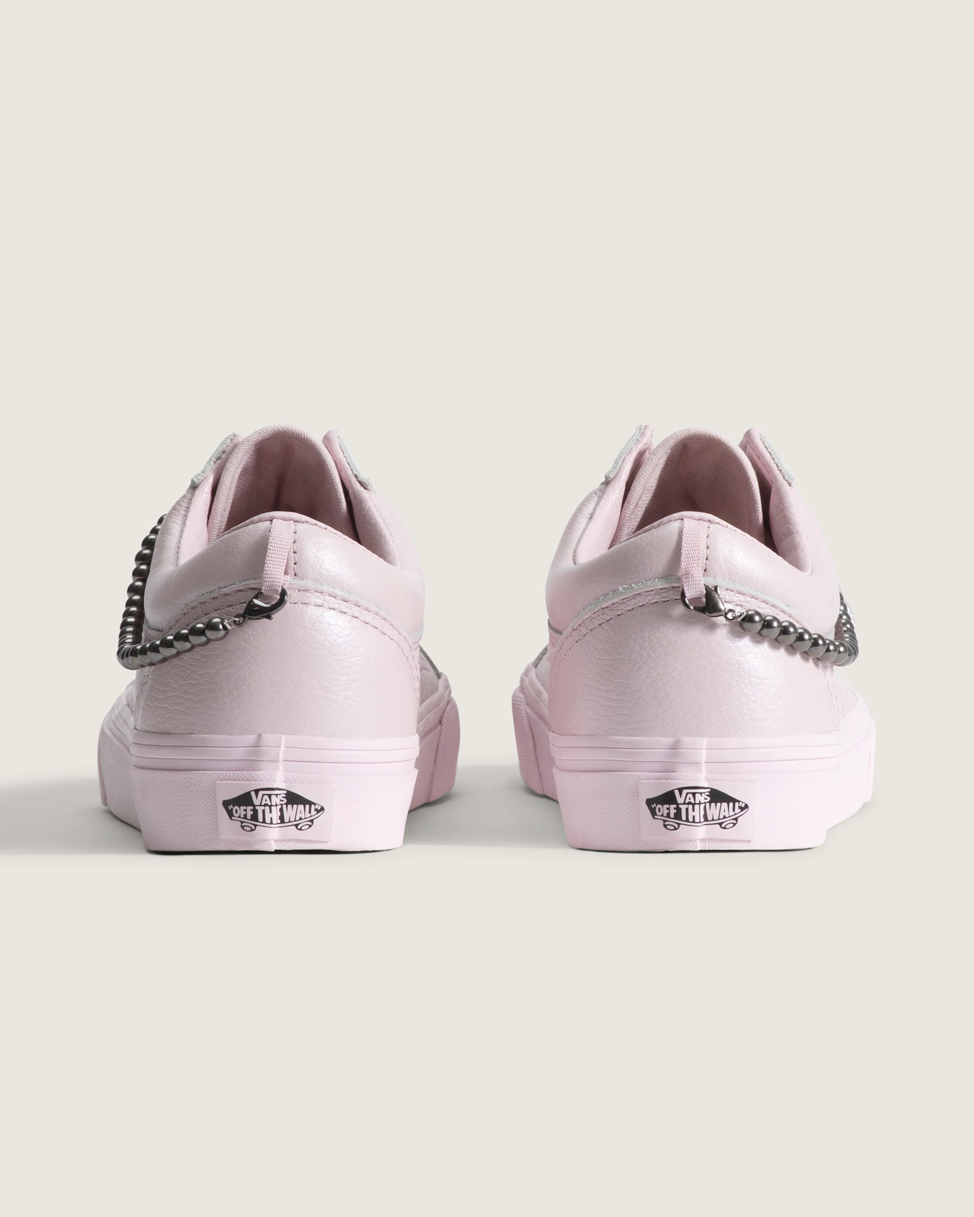 Old Skool Shoe VANS Pale Petal Pink  White ALT3