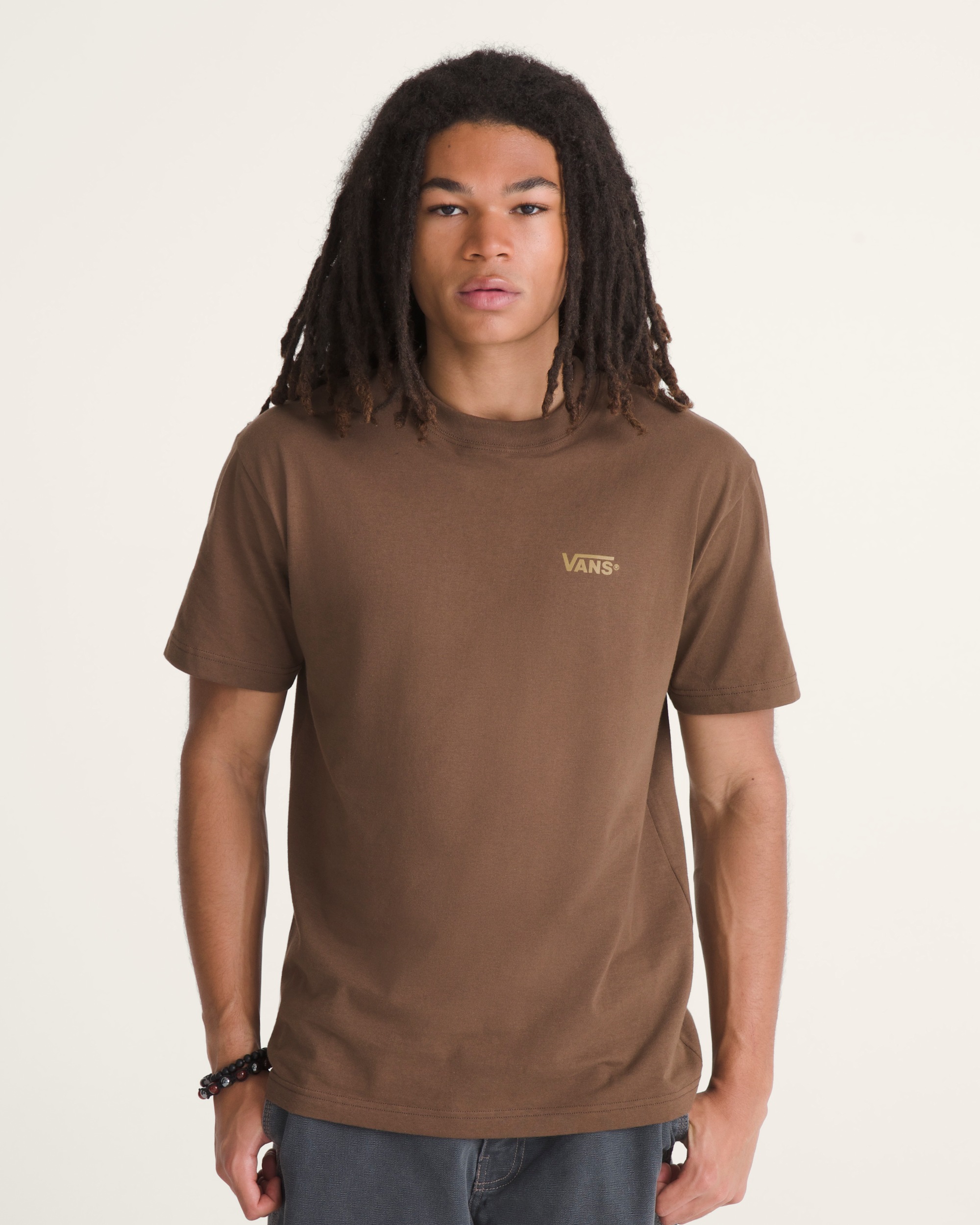 New Left Chest TShirt VANS Vintage Cocoa Brown ALT2