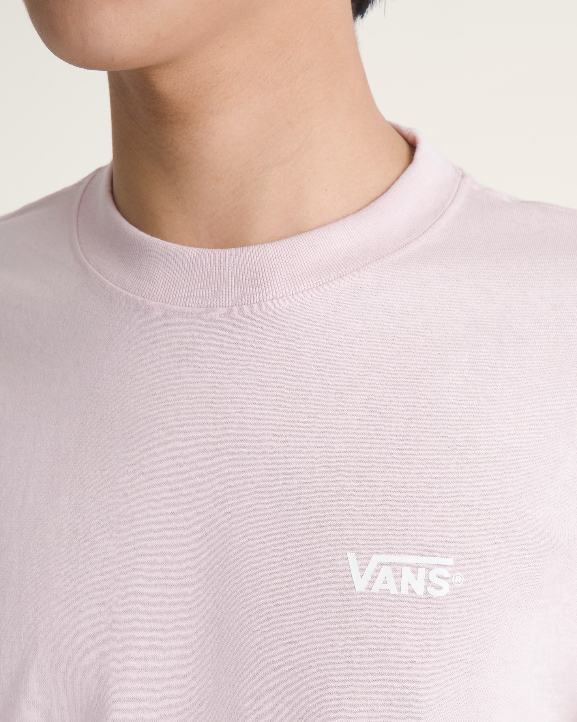 New Left Chest TShirt VANS Pale Petal Pink ALT4
