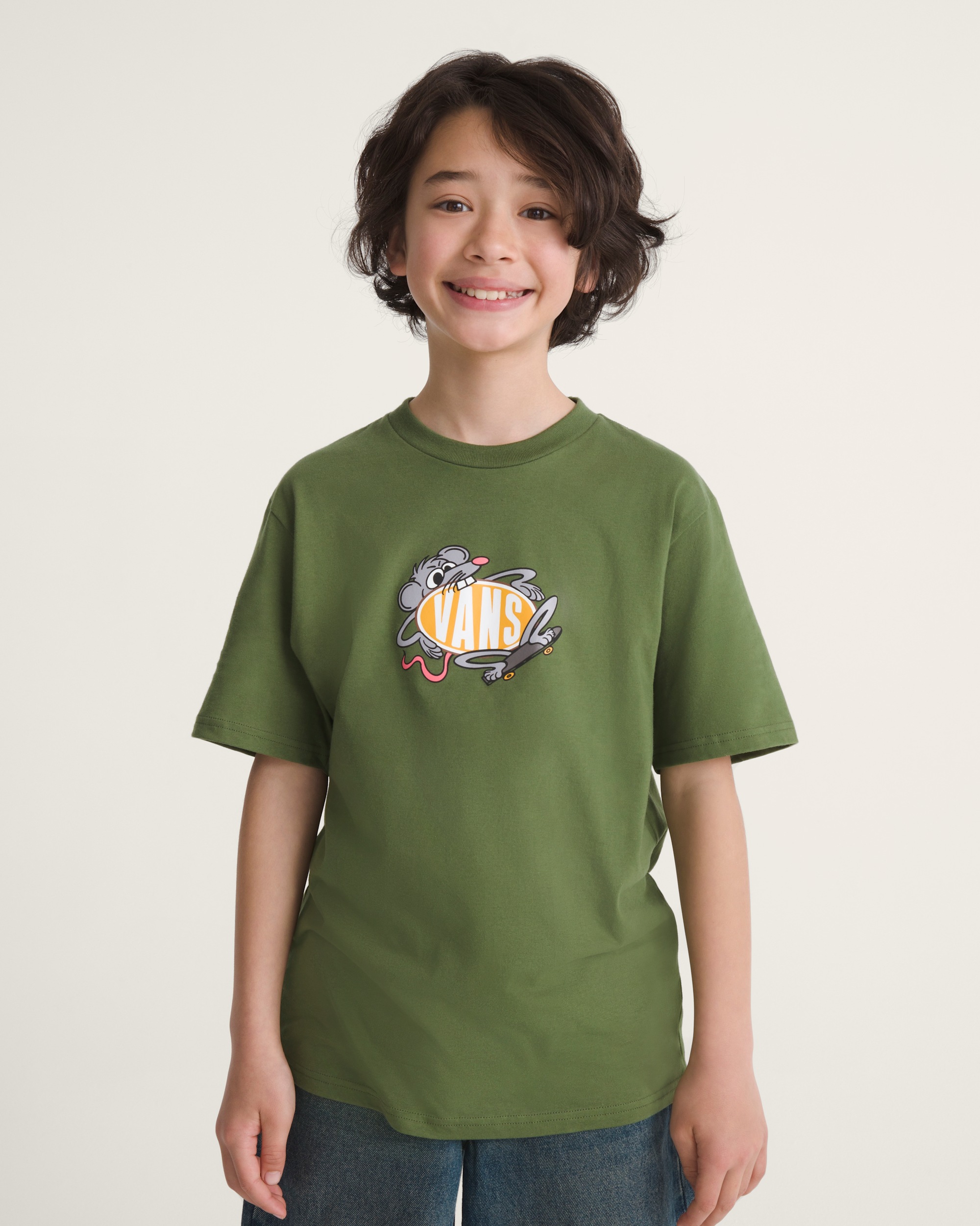 Kids Rad Rodent TShirt VANS Green Balsam ALT2