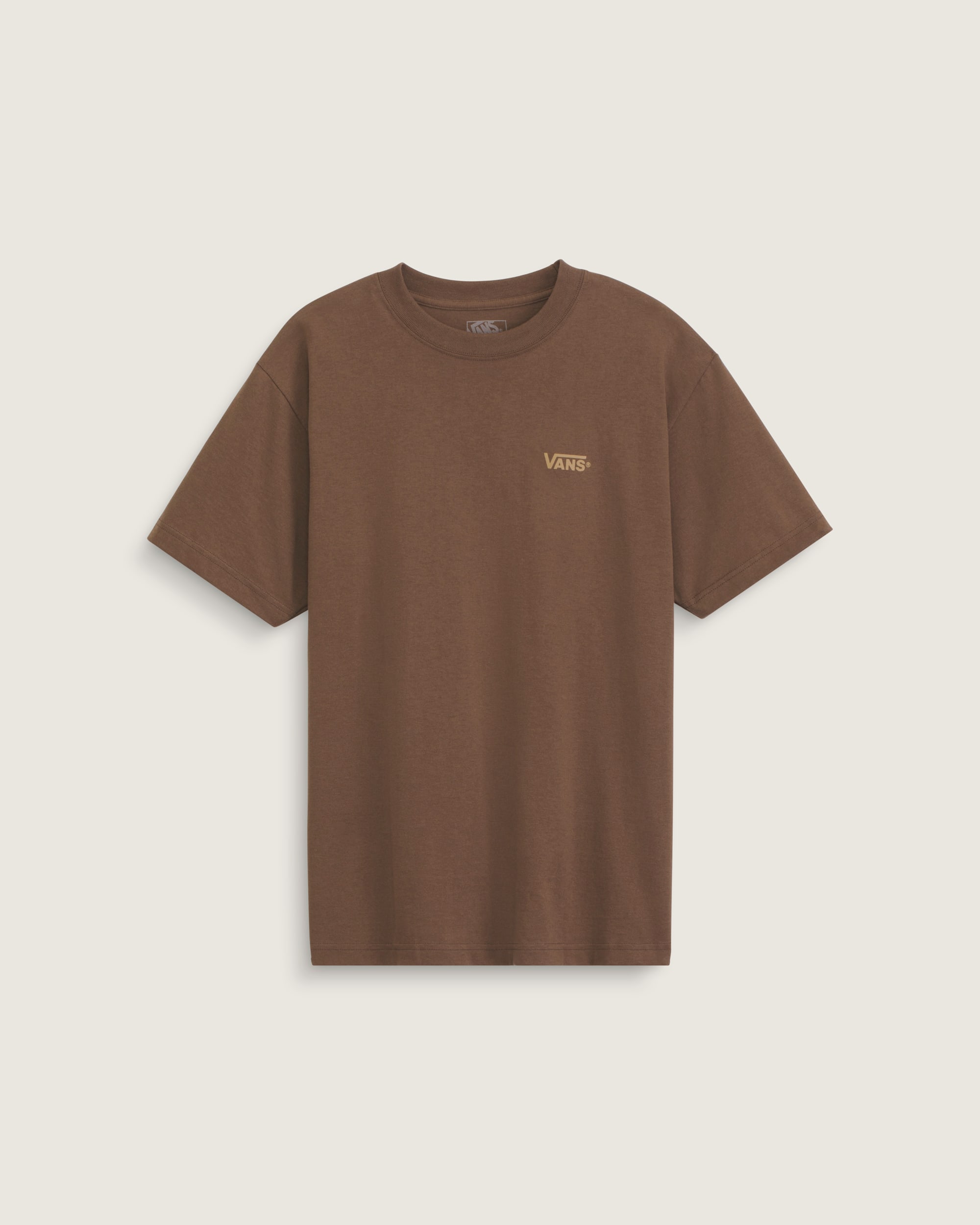 New Left Chest TShirt VANS Vintage Cocoa Brown HERO