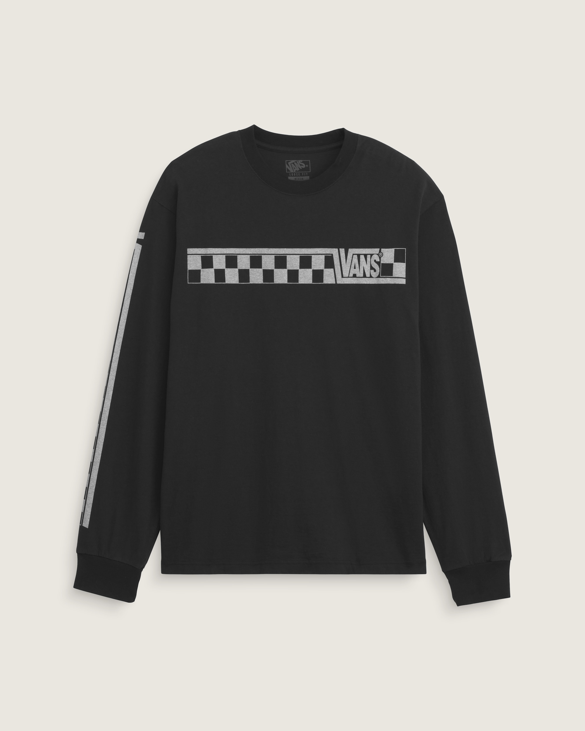 Vans Racing Long Sleeve TShirt VANS Black ALT1