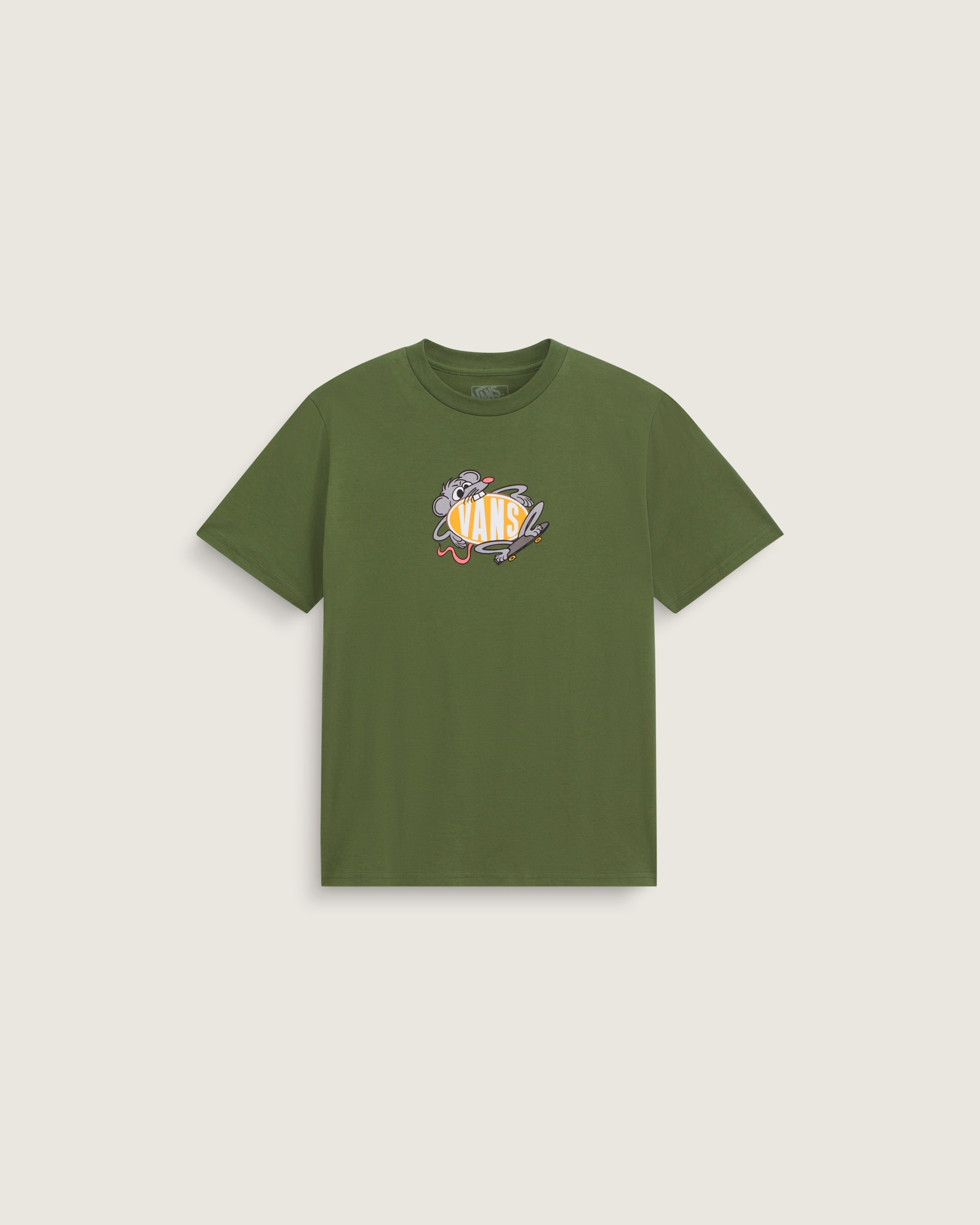 Kids Rad Rodent TShirt VANS Green Balsam HERO