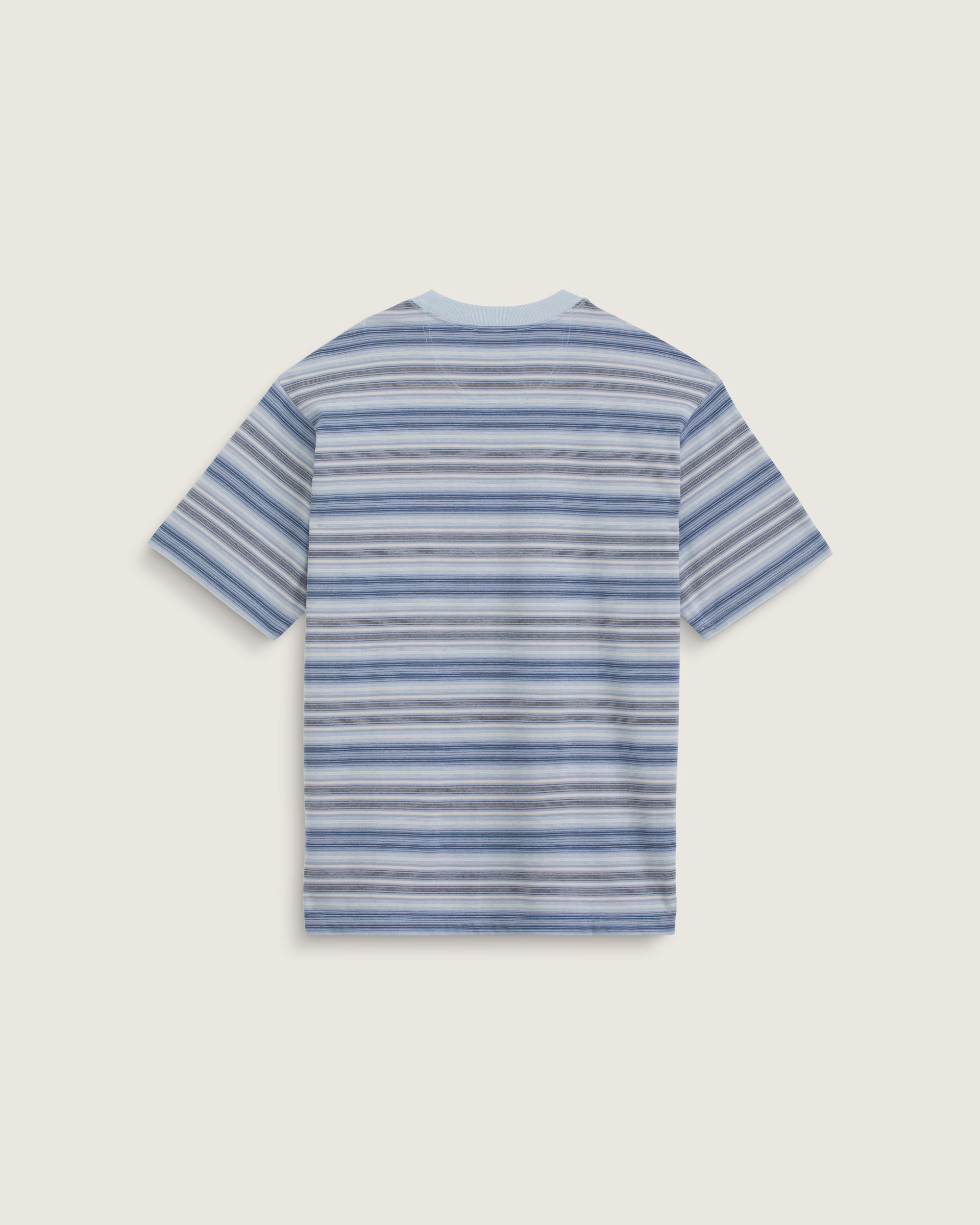 Ringer Striped Knit Shirt VANS Soft Slate Blue ALT1