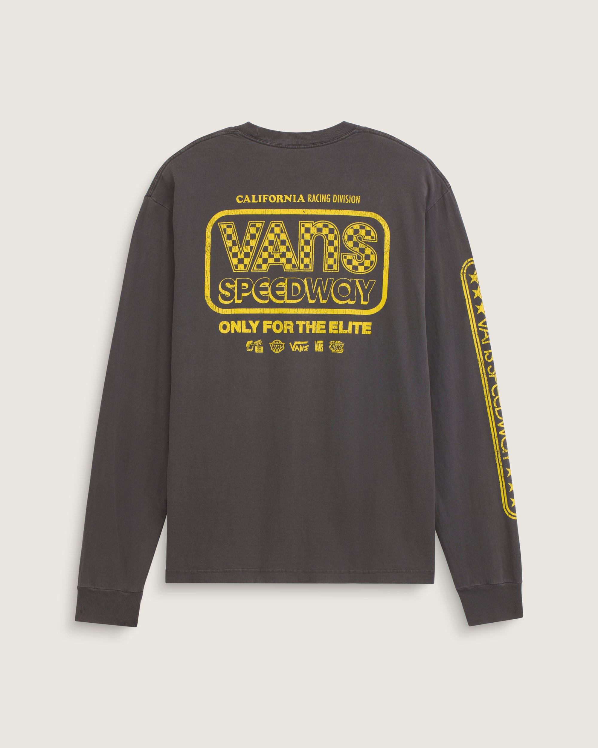 Vans Speedway Long Sleeve TShirt VANS Faded Black HERO