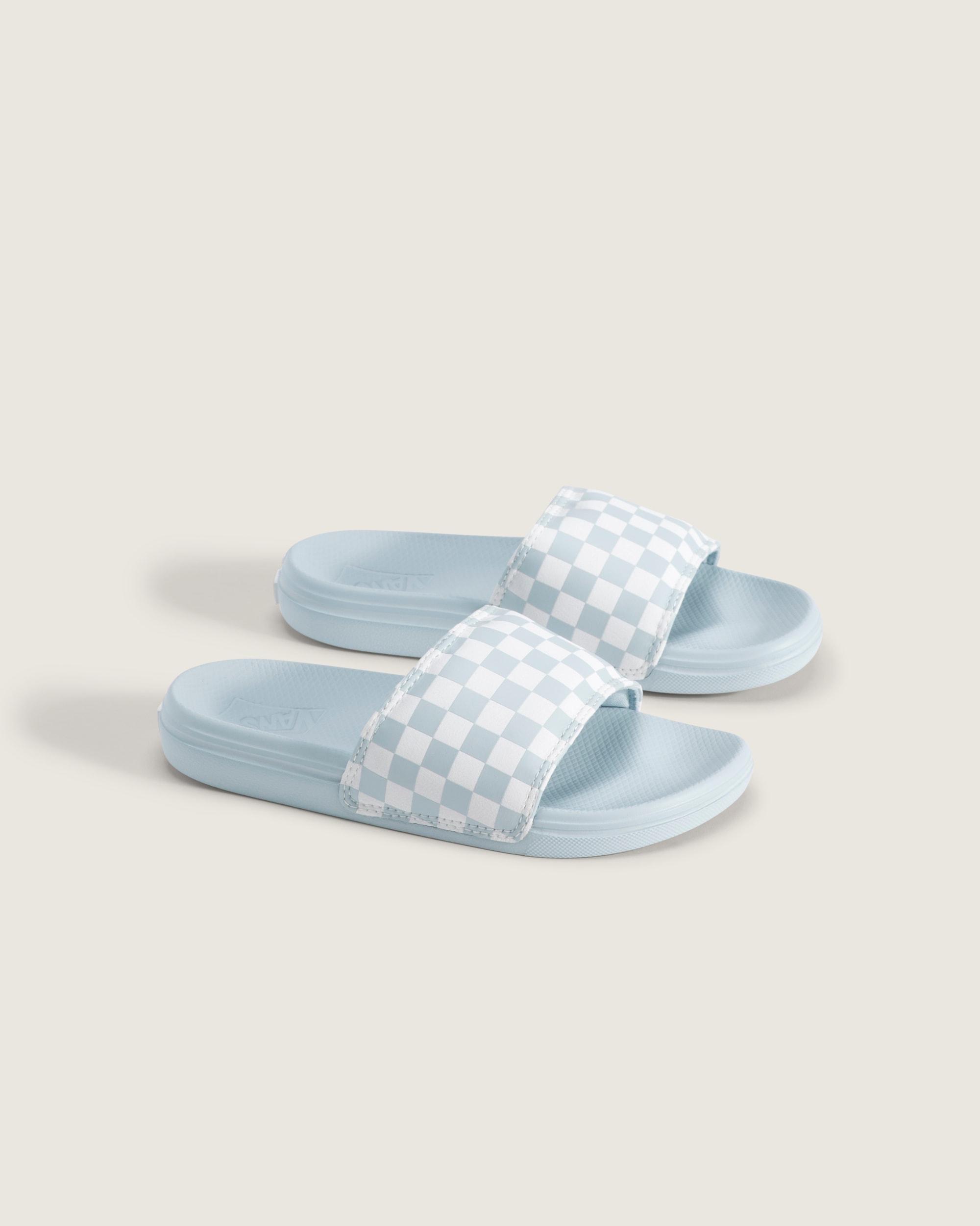 Little Kids La Costa Slide VANS Checkerboard Dawn Mist Blue ALT1