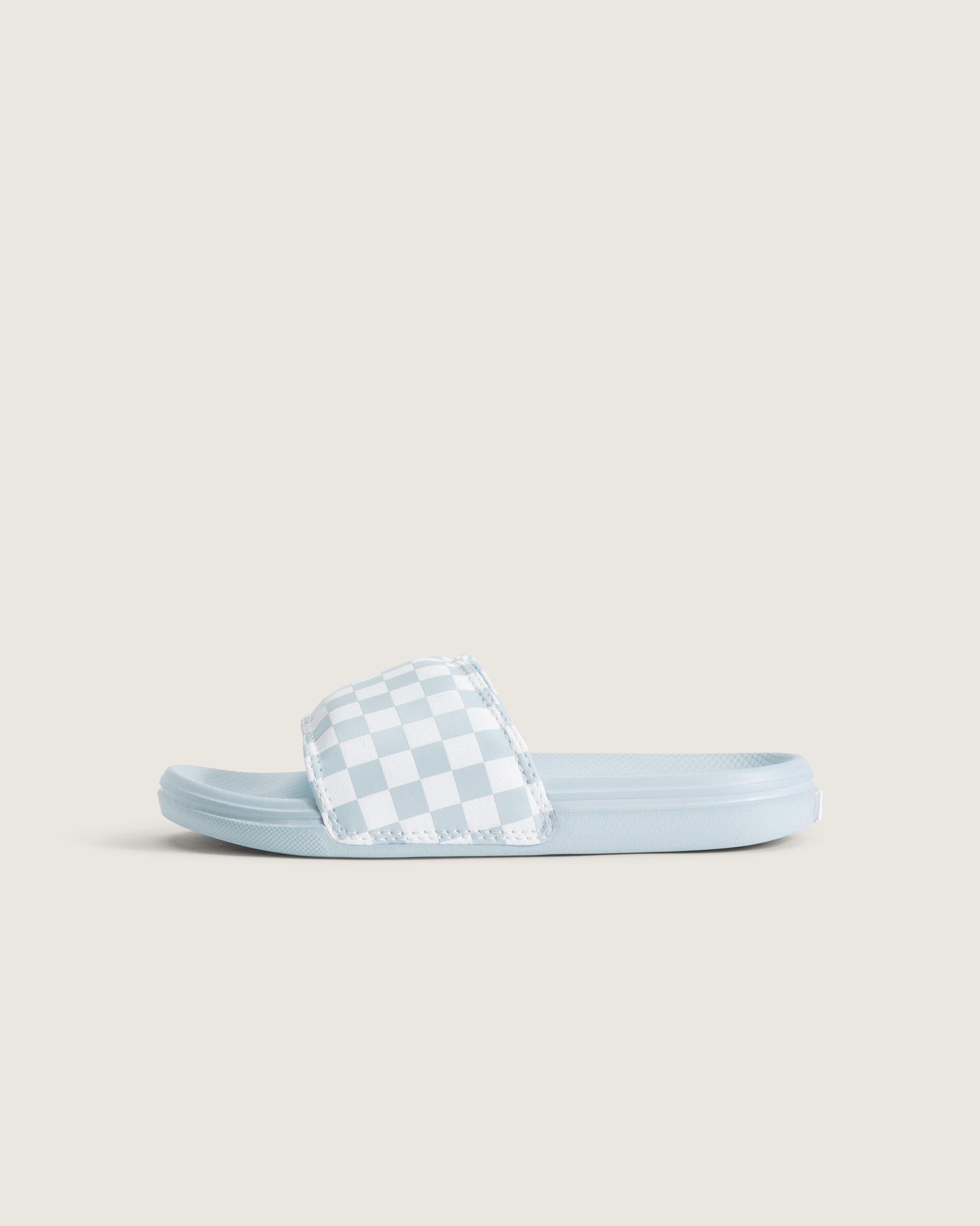 Little Kids La Costa Slide VANS Checkerboard Dawn Mist Blue HERO