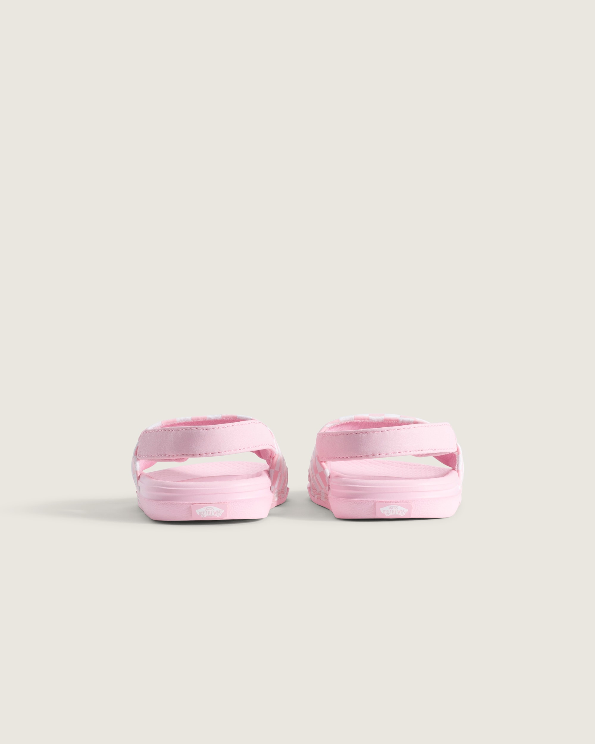 Toddler La Costa V Slide VANS Checkerboard Coral Blush Pink ALT3