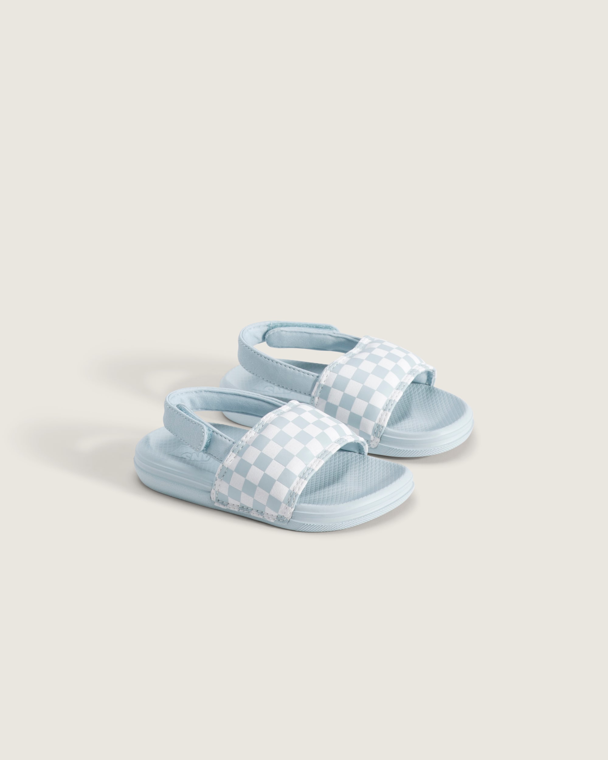 Toddler La Costa V Slide VANS Checkerboard Dawn Mist Blue ALT1