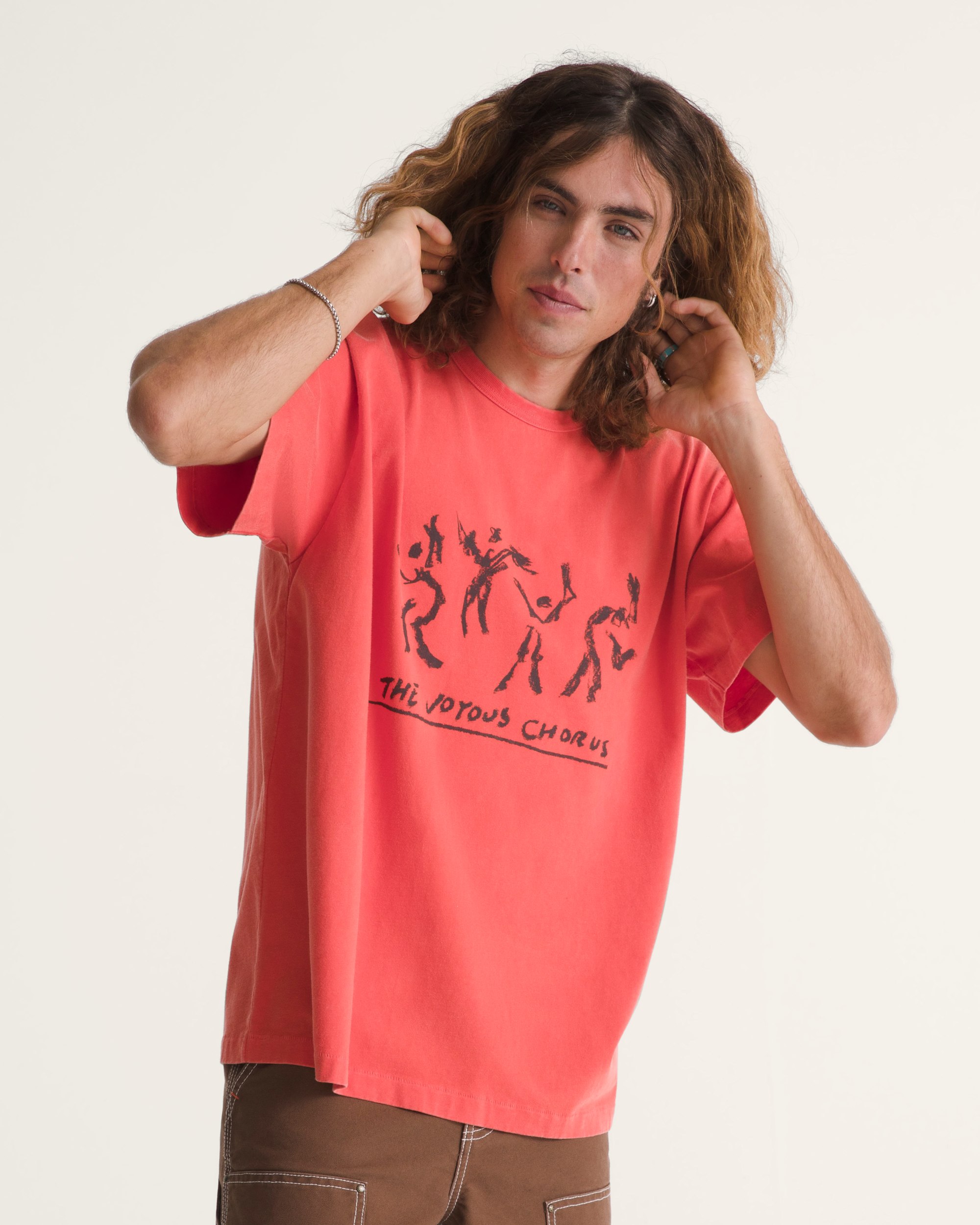 OTW by Vans X Julian Klincewicz Washed Tee Shirt VANS Mandarin Red ALT2