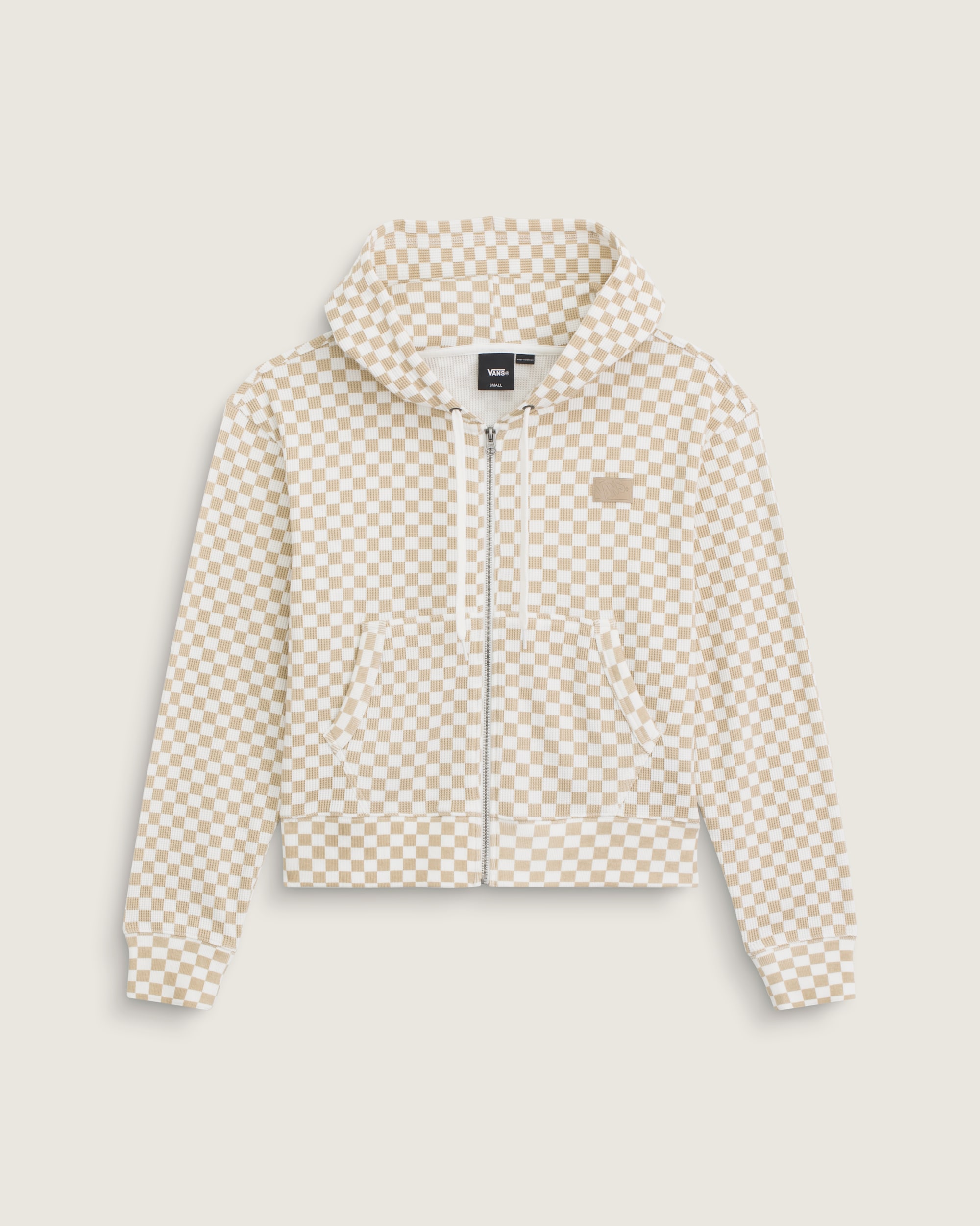 Pierce Shrunken Full Zip VANS Marshmallow White HERO