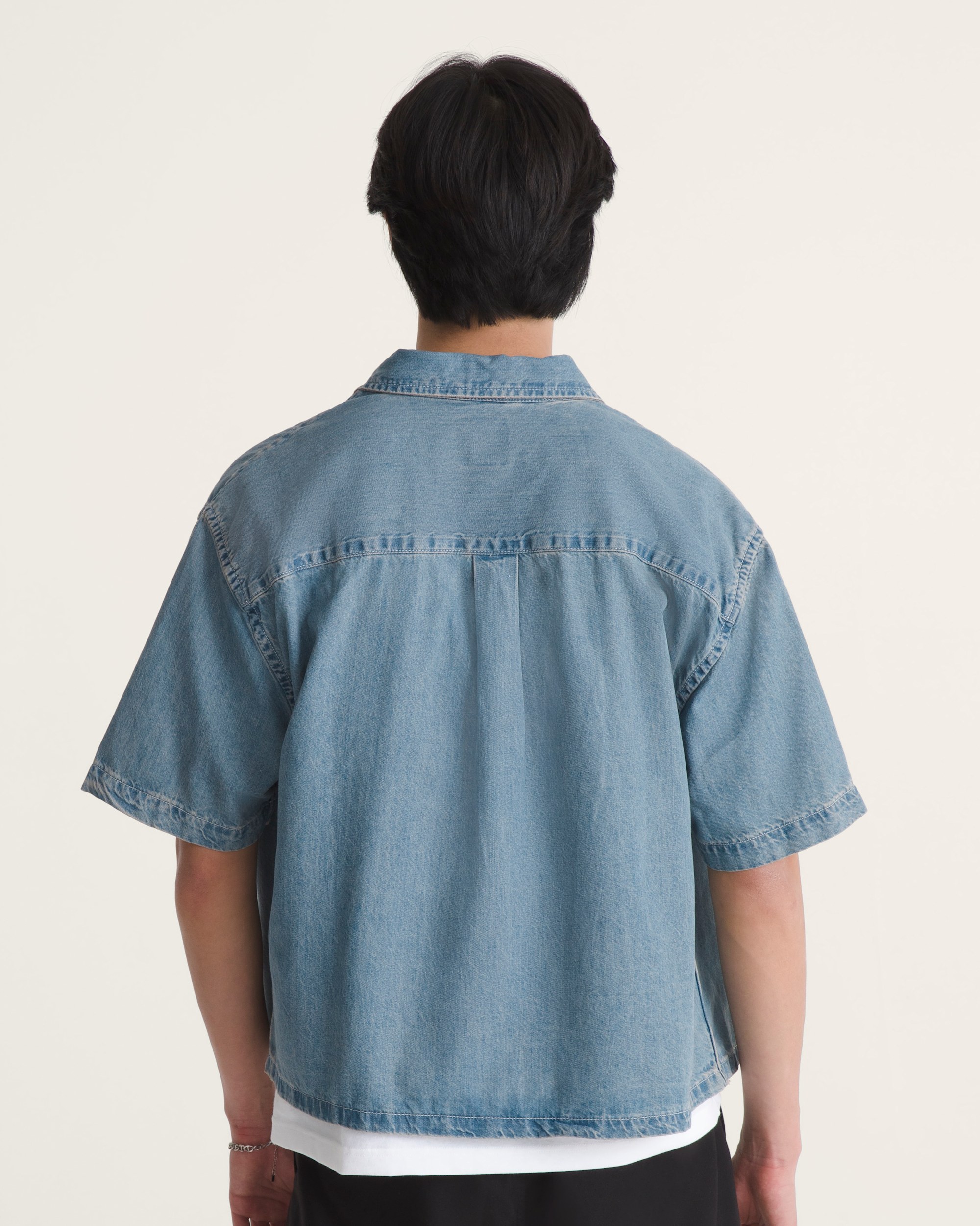 Cyrus Denim Shirt VANS Stonewash Blue ALT3