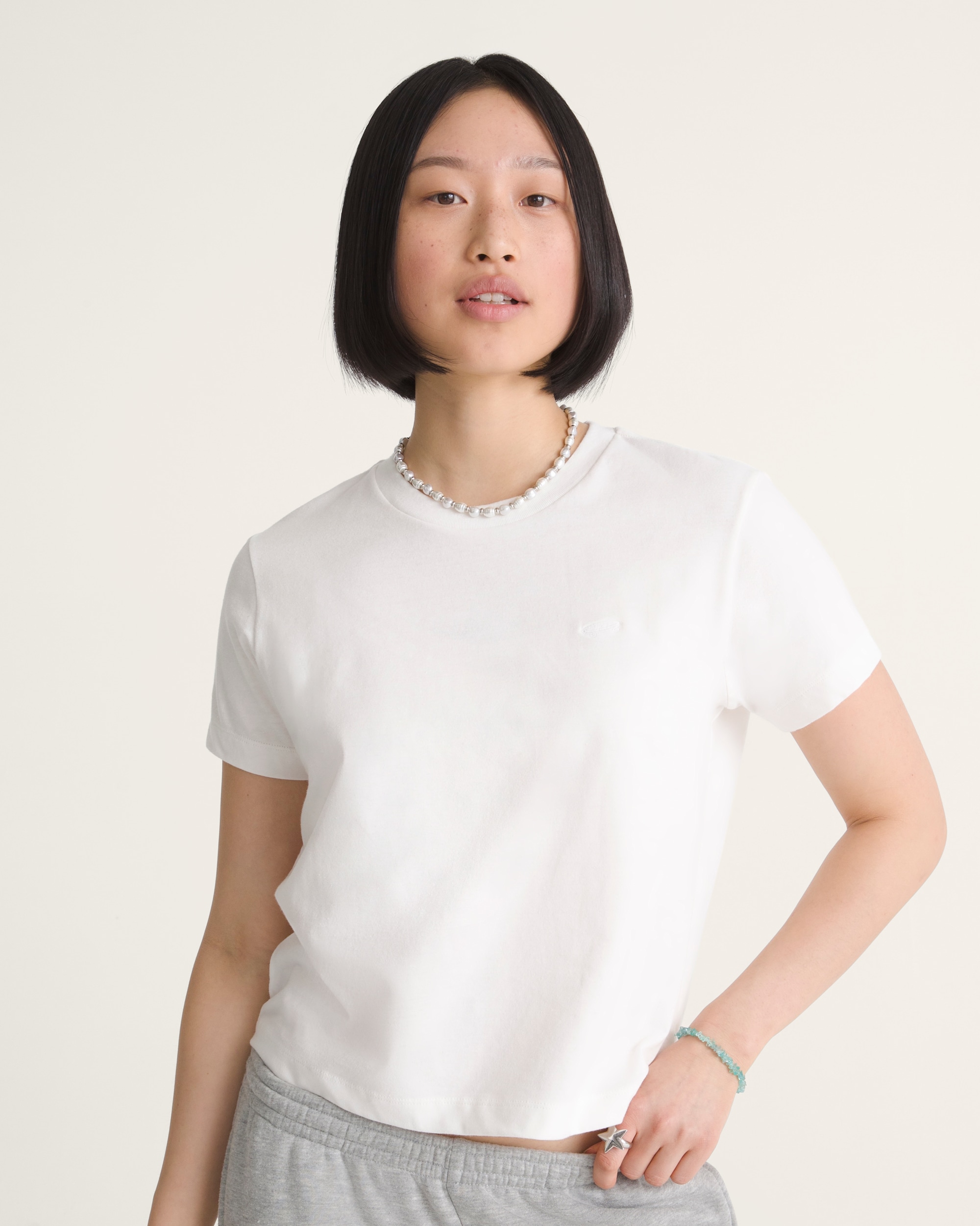 Salton Crew TShirt VANS Egret White ALT2