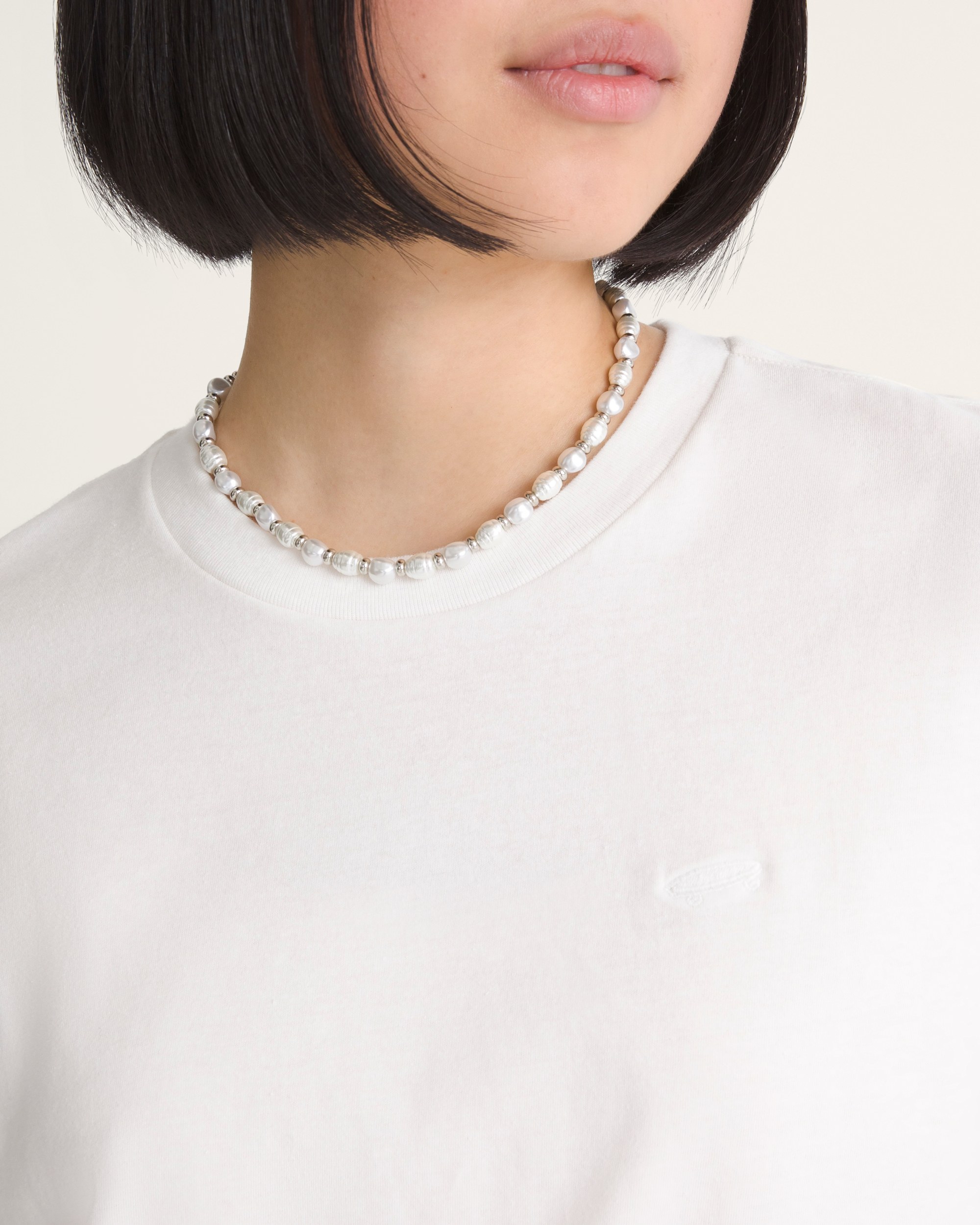 Salton Crew TShirt VANS Egret White ALT4