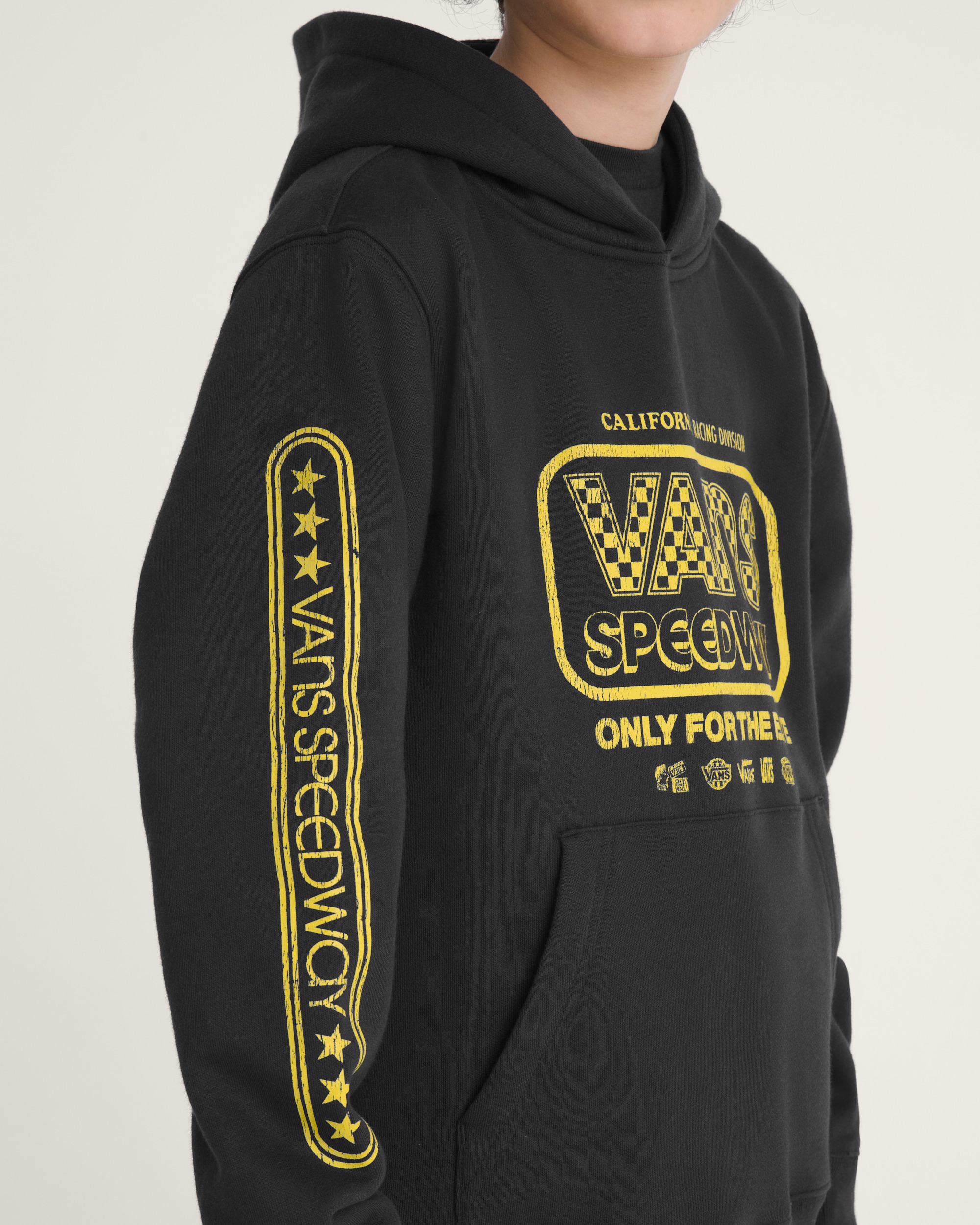 Kids Speedway Pullover Hoodie VANS Black ALT4