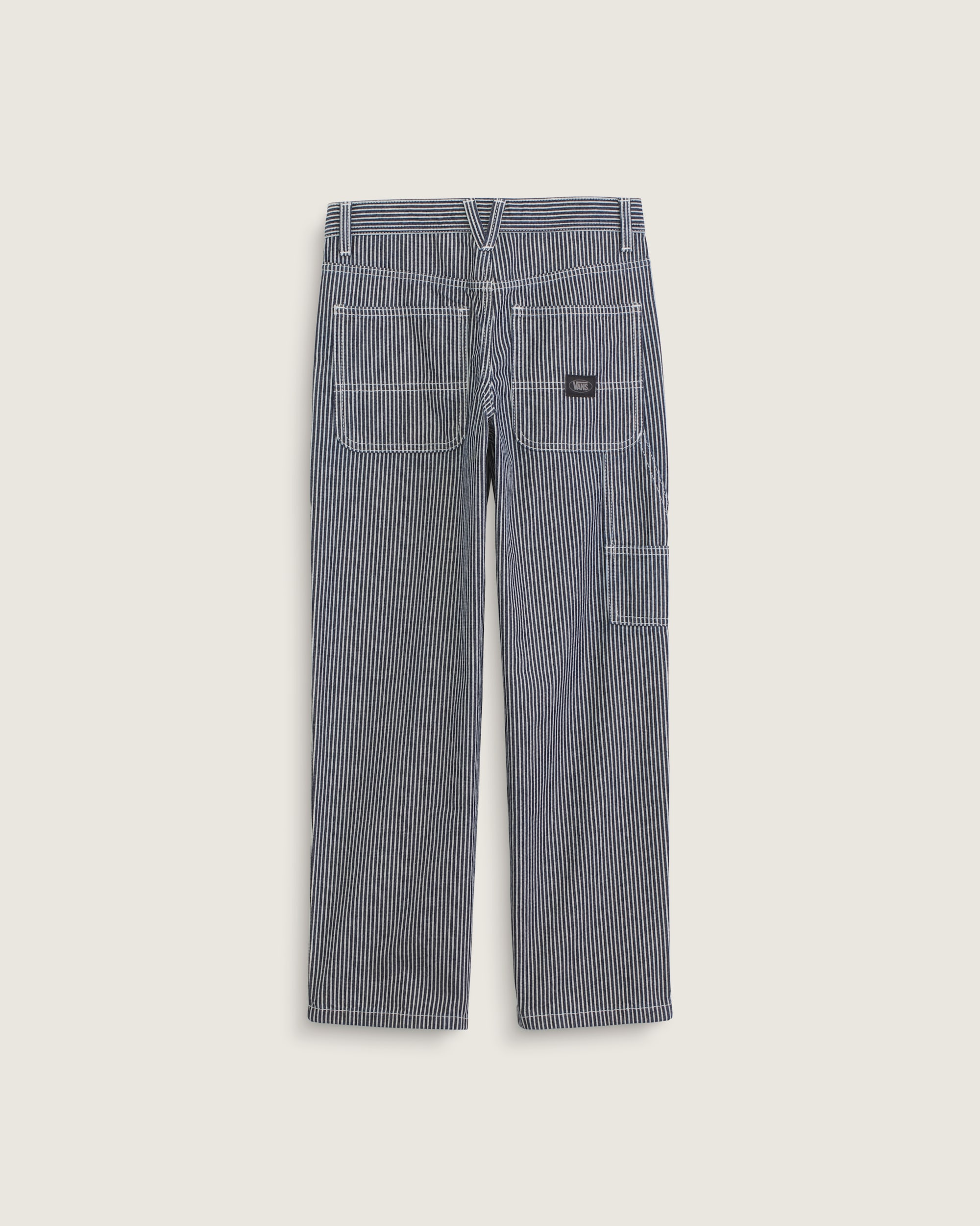 Kids Drill Chore Carpenter Loose Stripe Pants VANS Indigo ALT1
