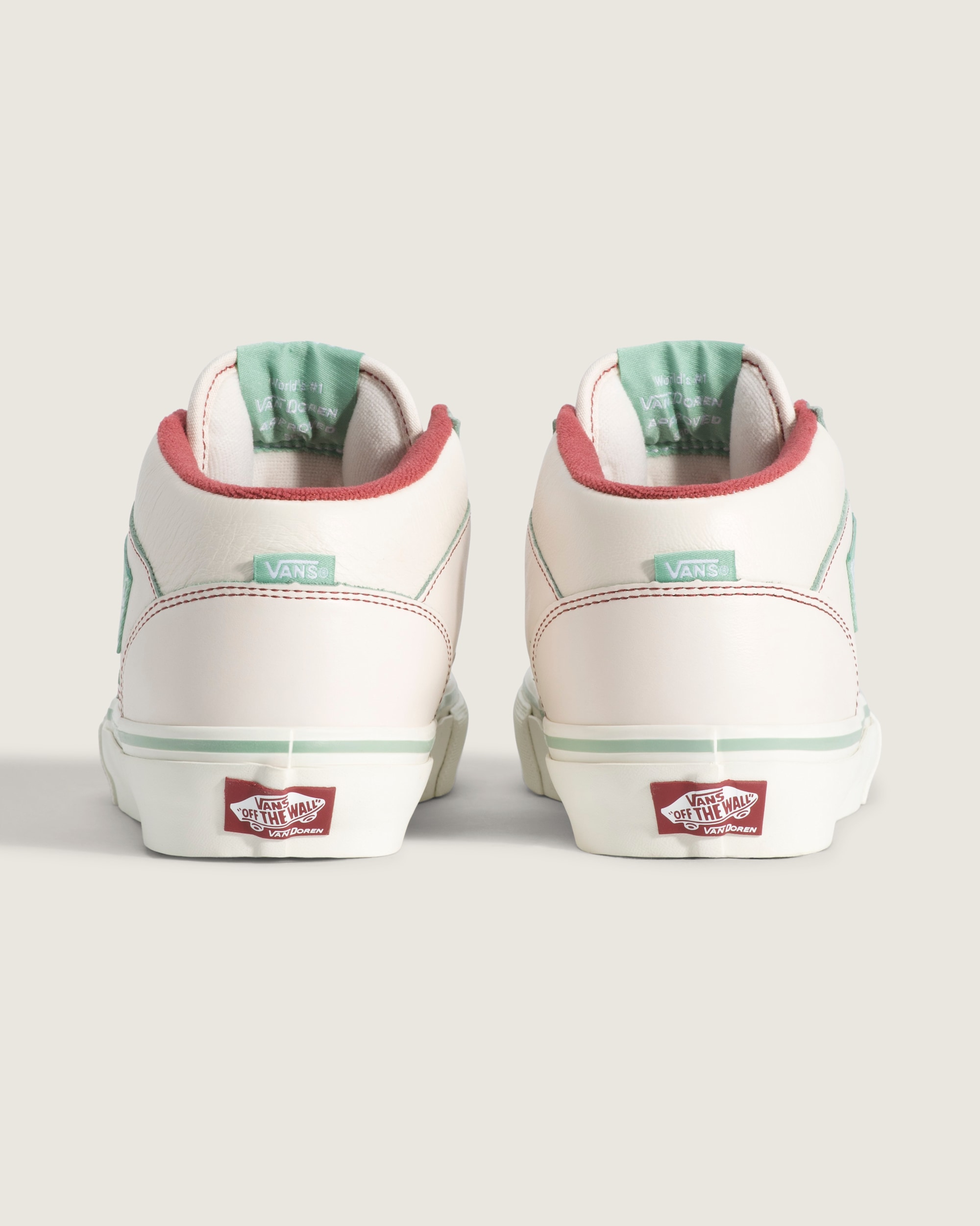 Van Doren Approved x Crenshaw Skate Club Skate Half Cab Shoe VANS Marshmallow White  Green ALT3