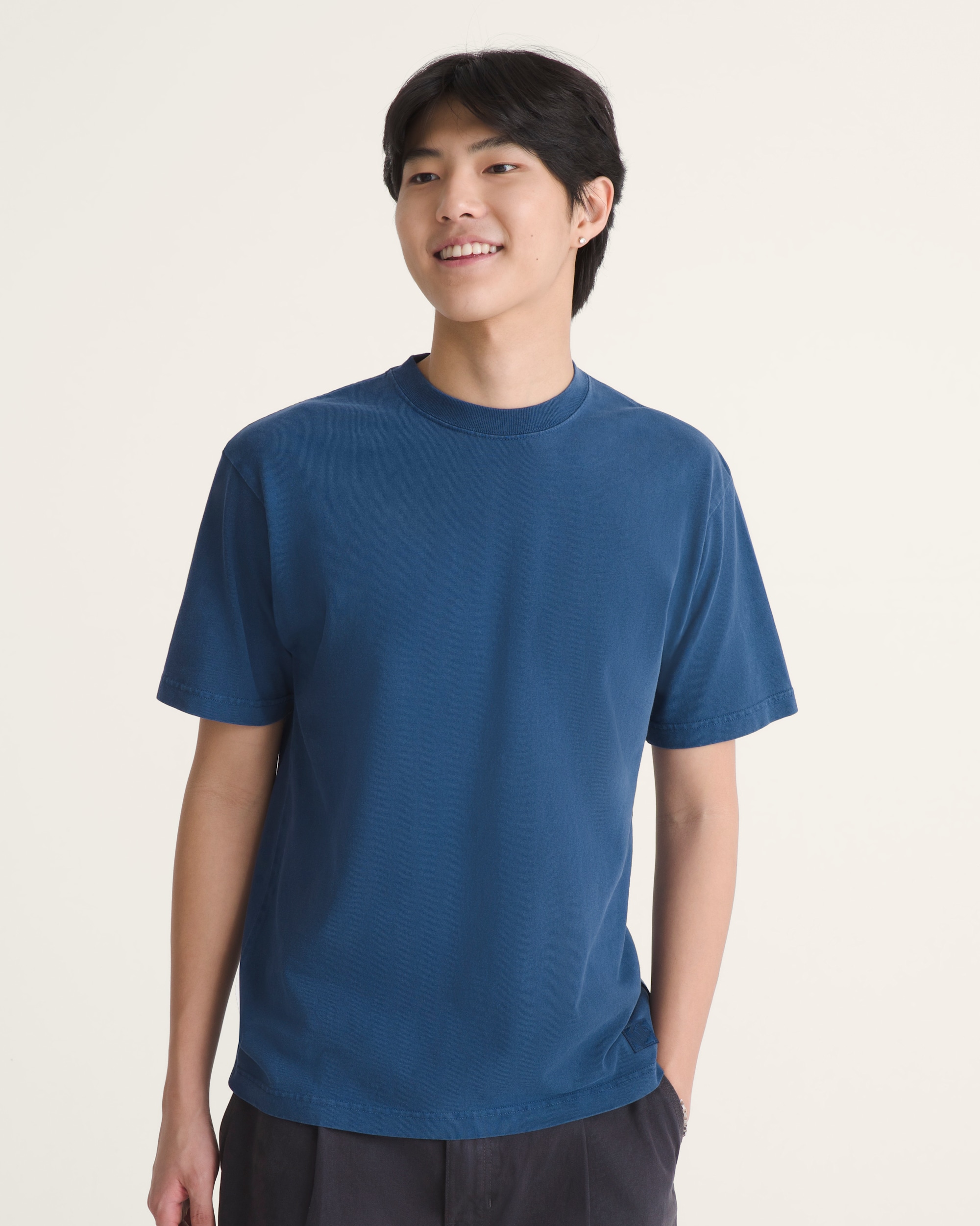 Tshirt Premium coupe ample  Petits enfants VANS Bleu indigo profond ALT2