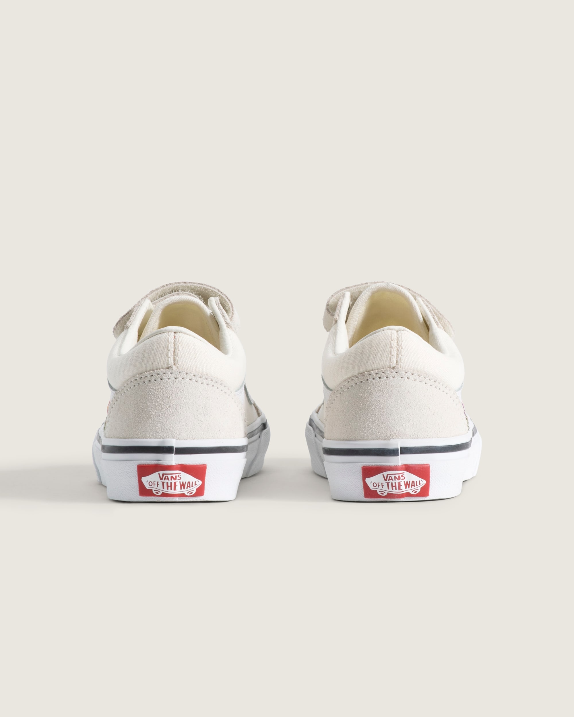 Little Kids Old Skool V Shoe VANS Floral Embroidery Marshmallow ALT3