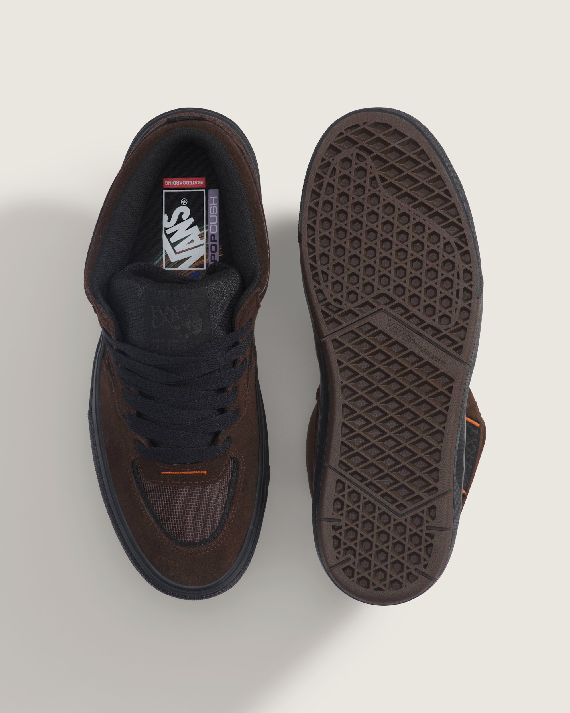 Skate Half Cab Wafflecup Shoe VANS Translucent Sidewall Black  Blue ALT2