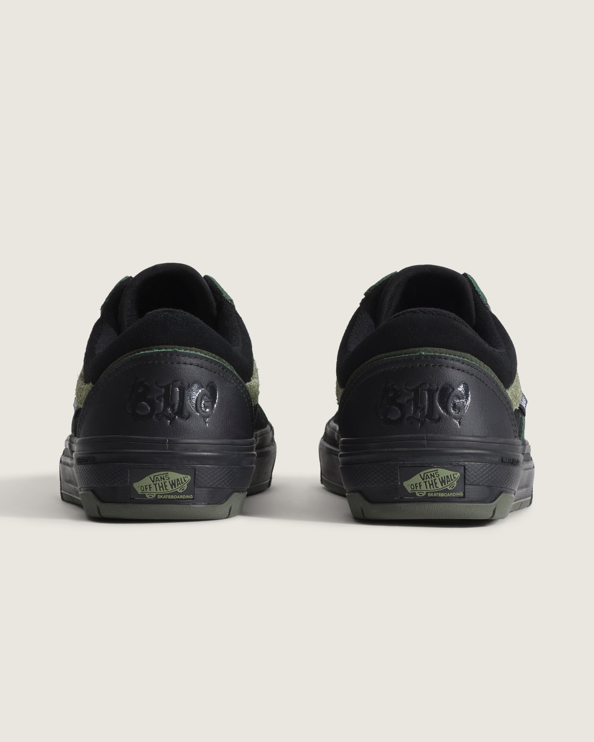 Skate Old Skool Wafflecup Shoe VANS Green  Black ALT3