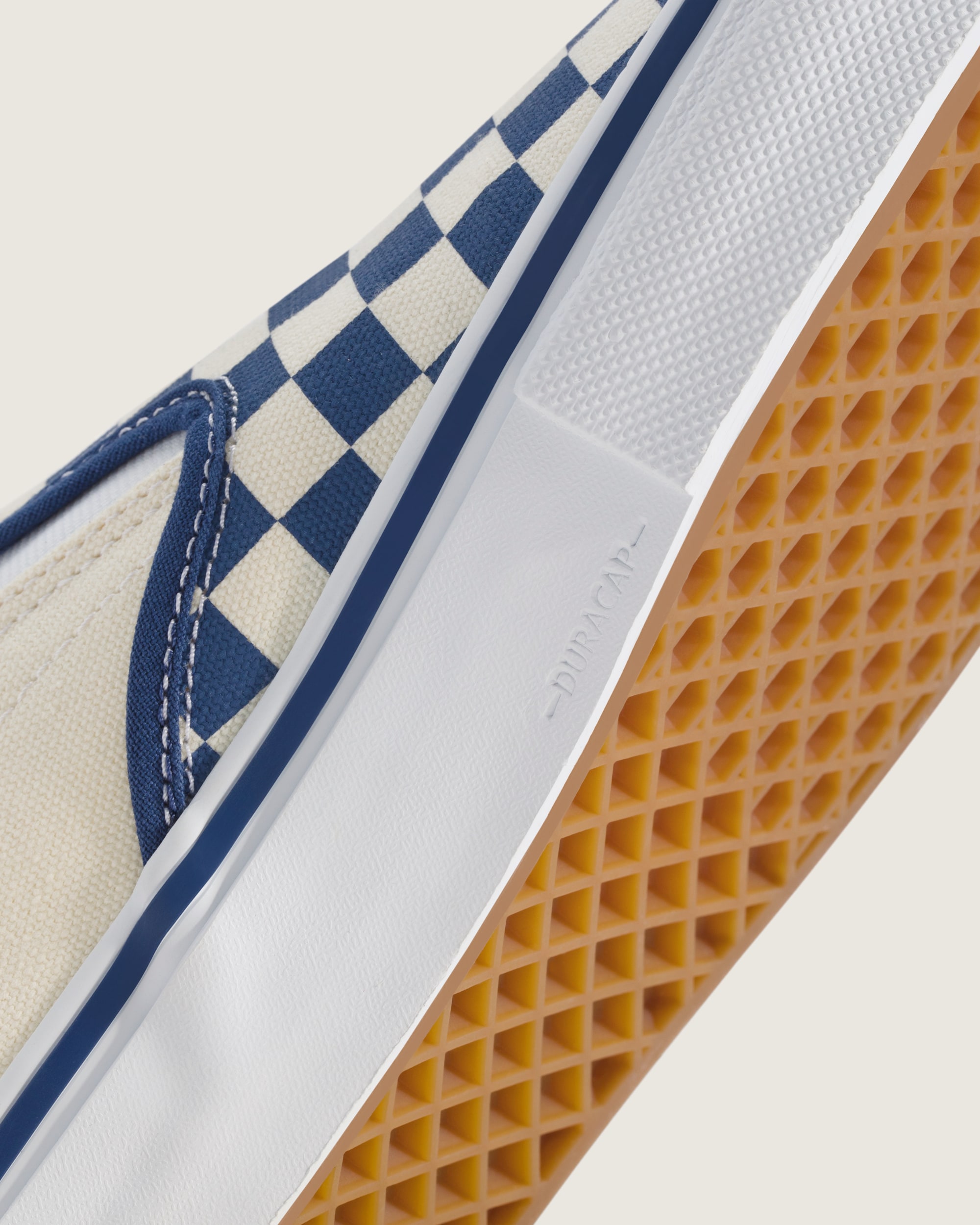 Skate SlipOn Shoe VANS Blue Checkerboard ALT5