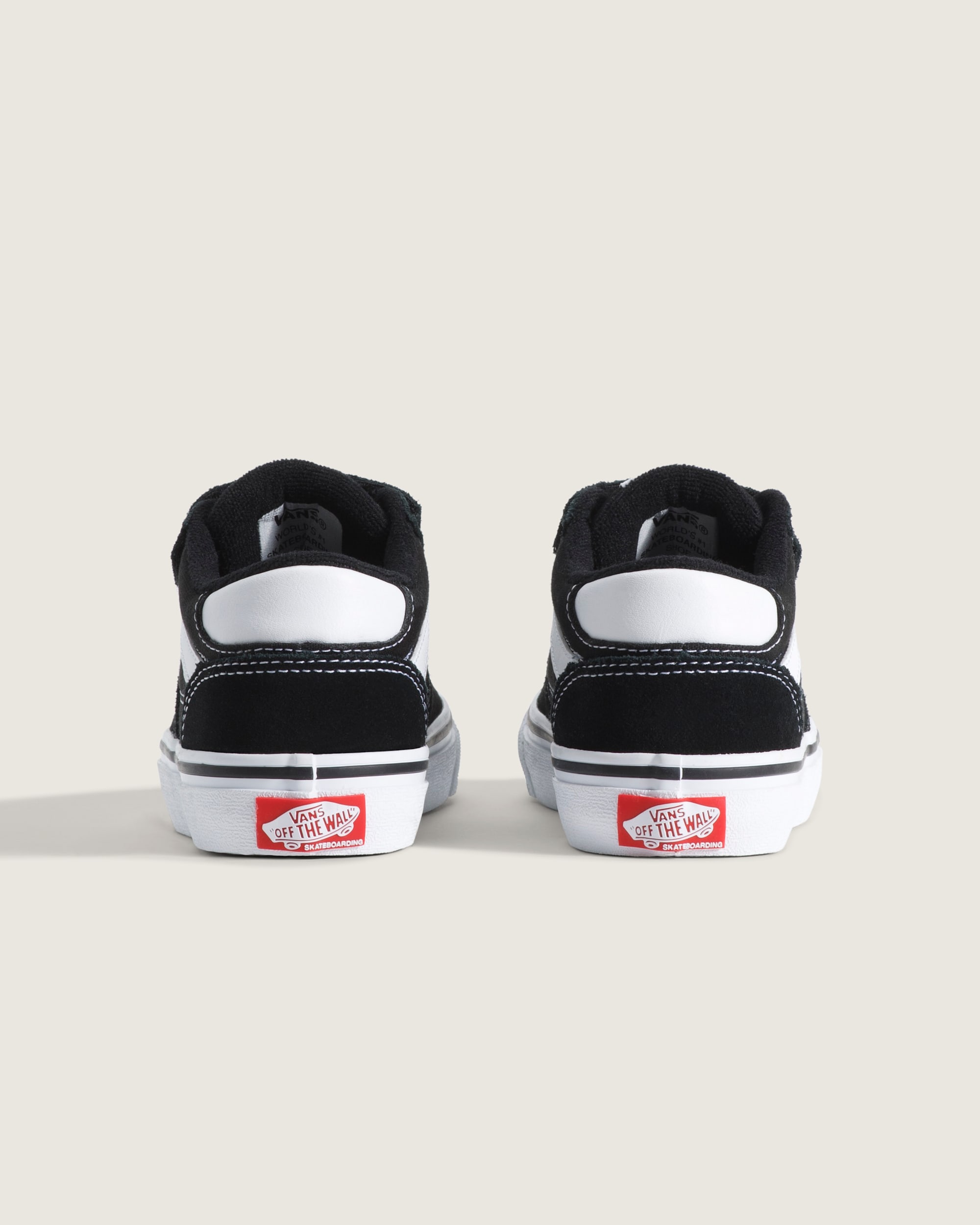 Little Kids Skate Rowan Shoe VANS Black  White ALT3