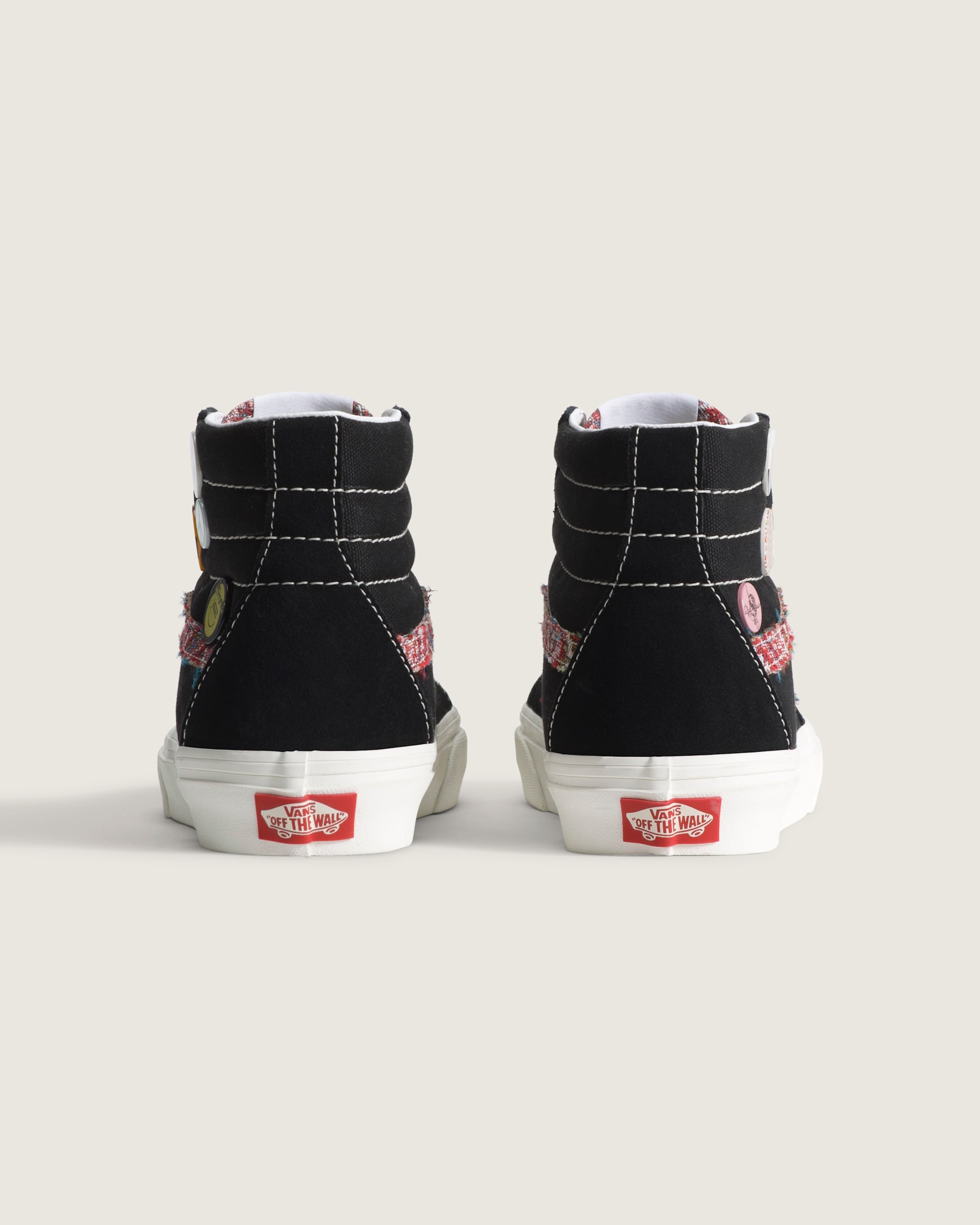 Big Kids Sk8Hi Shoe VANS Black  Marshmallow White ALT3