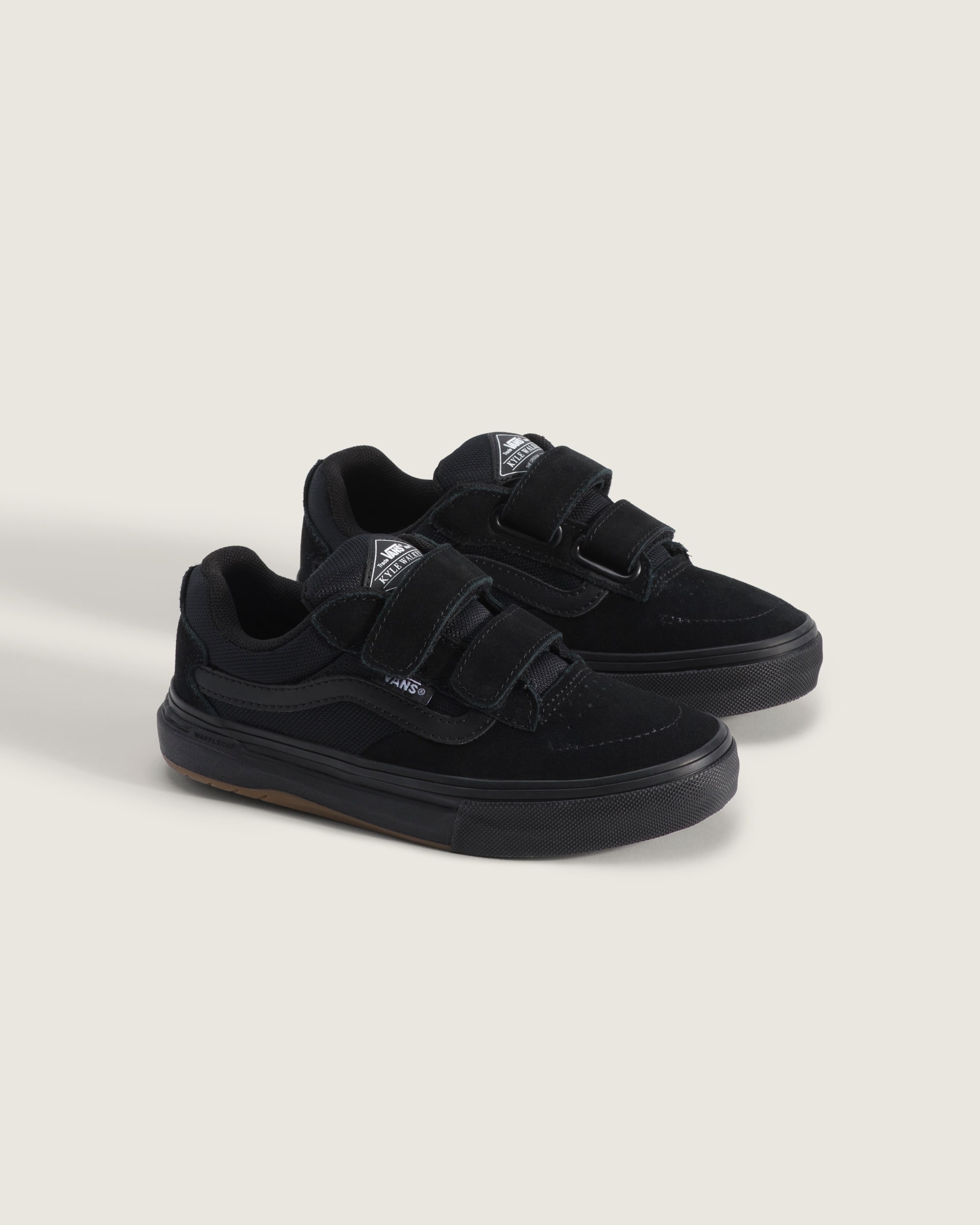 Little Kids Skate Kyle Walker Wafflecup V Shoe VANS Blackout Black ALT1