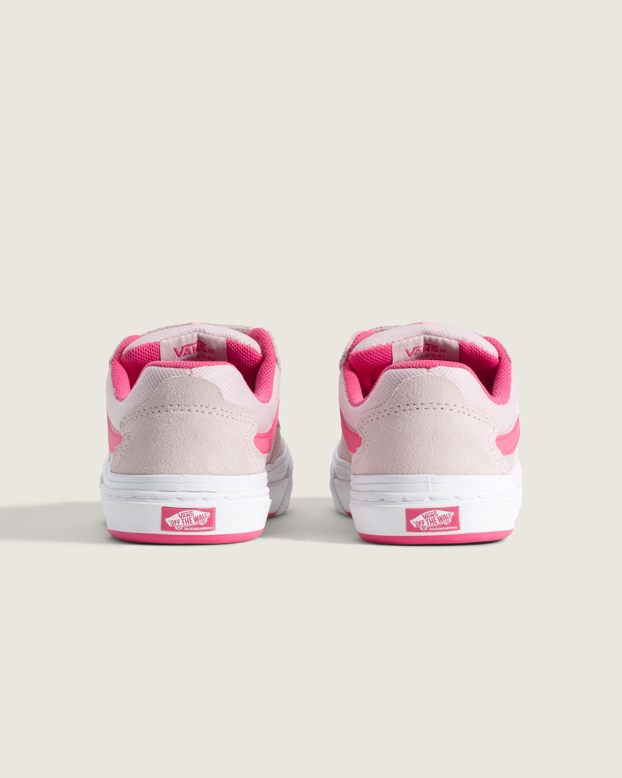 Little Kids Skate Kyle Walker Wafflecup V Shoe VANS Pale Petal Pink ALT3