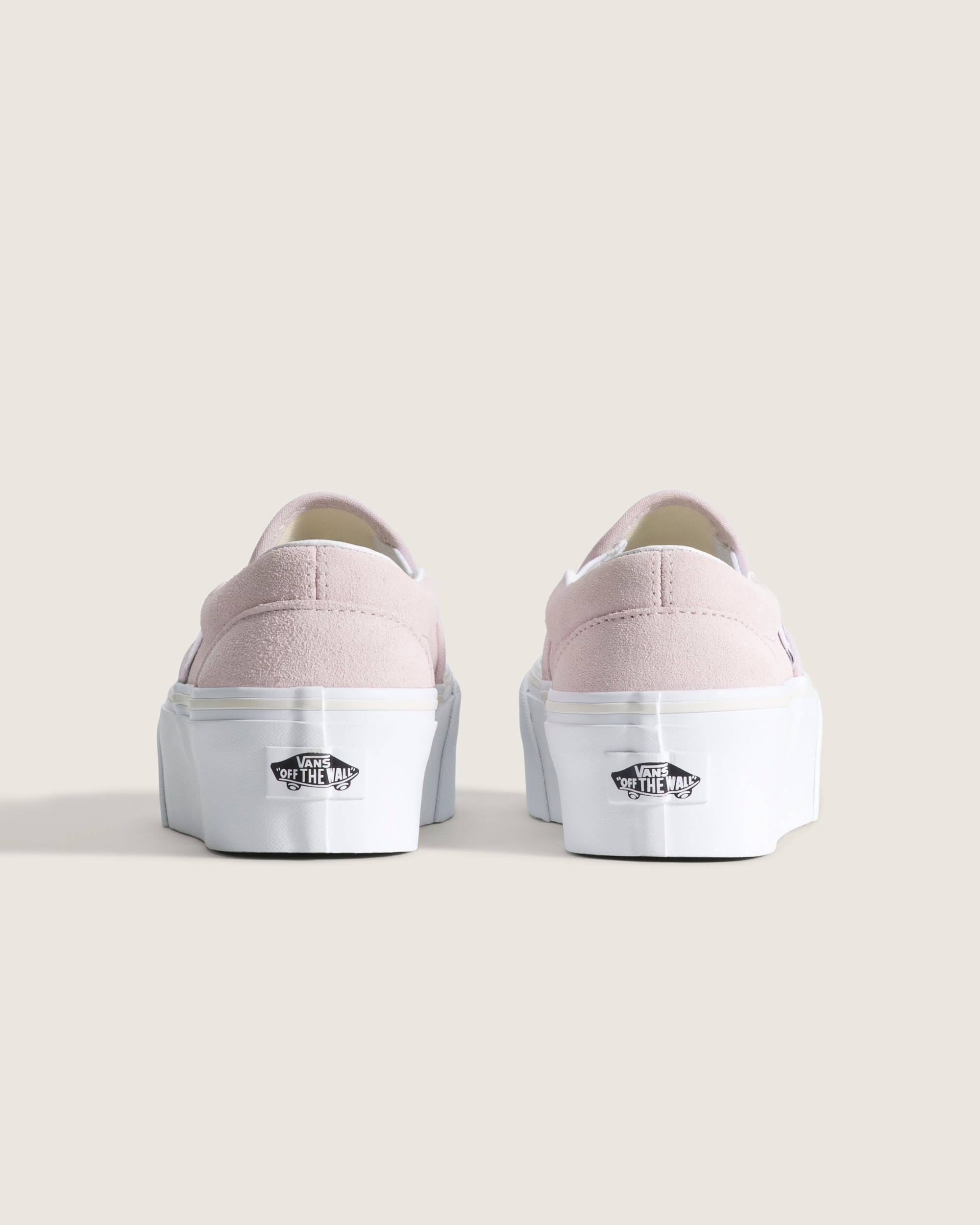 Big Kids Classic SlipOn Platform Shoe VANS Neutrals Pale Petal Pink ALT3