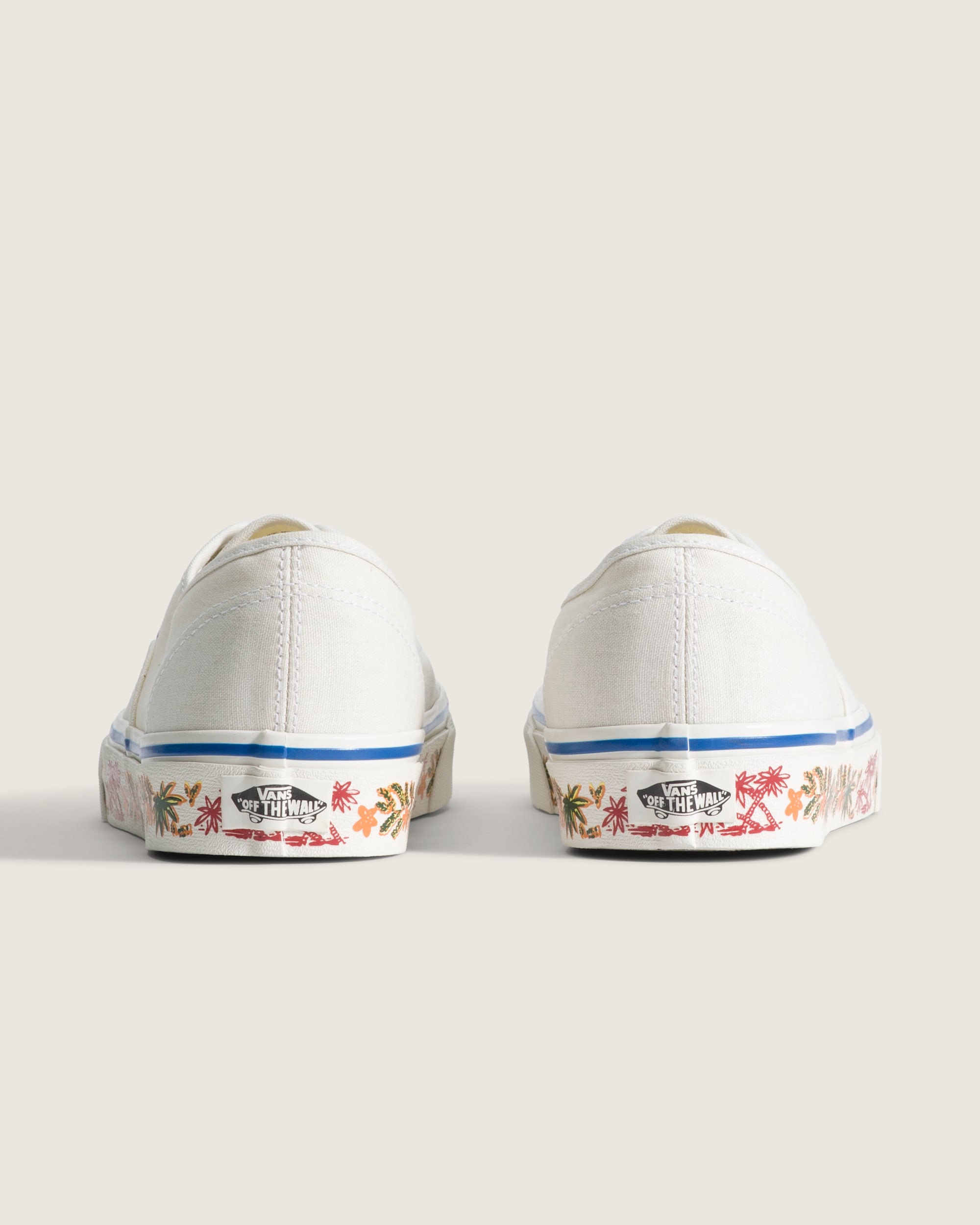 Authentic Shoe VANS Sidewall Print Marshmallow ALT3