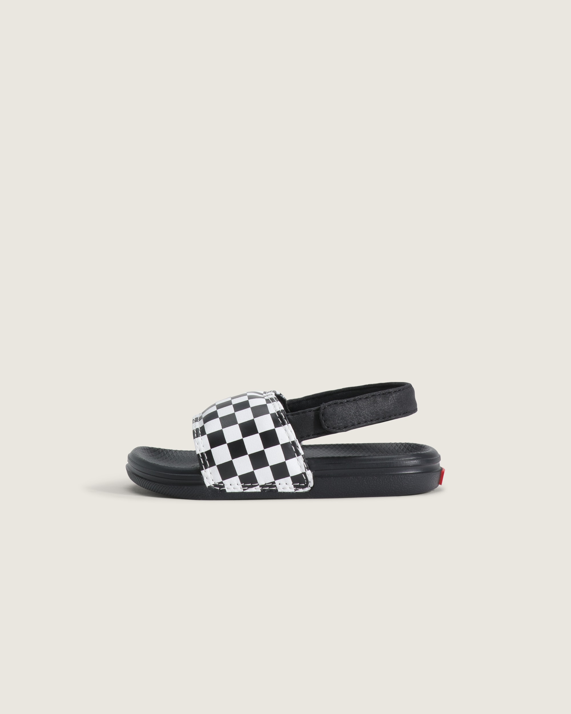Toddler La Costa V Slide VANS Checkerboard Black  True White HERO