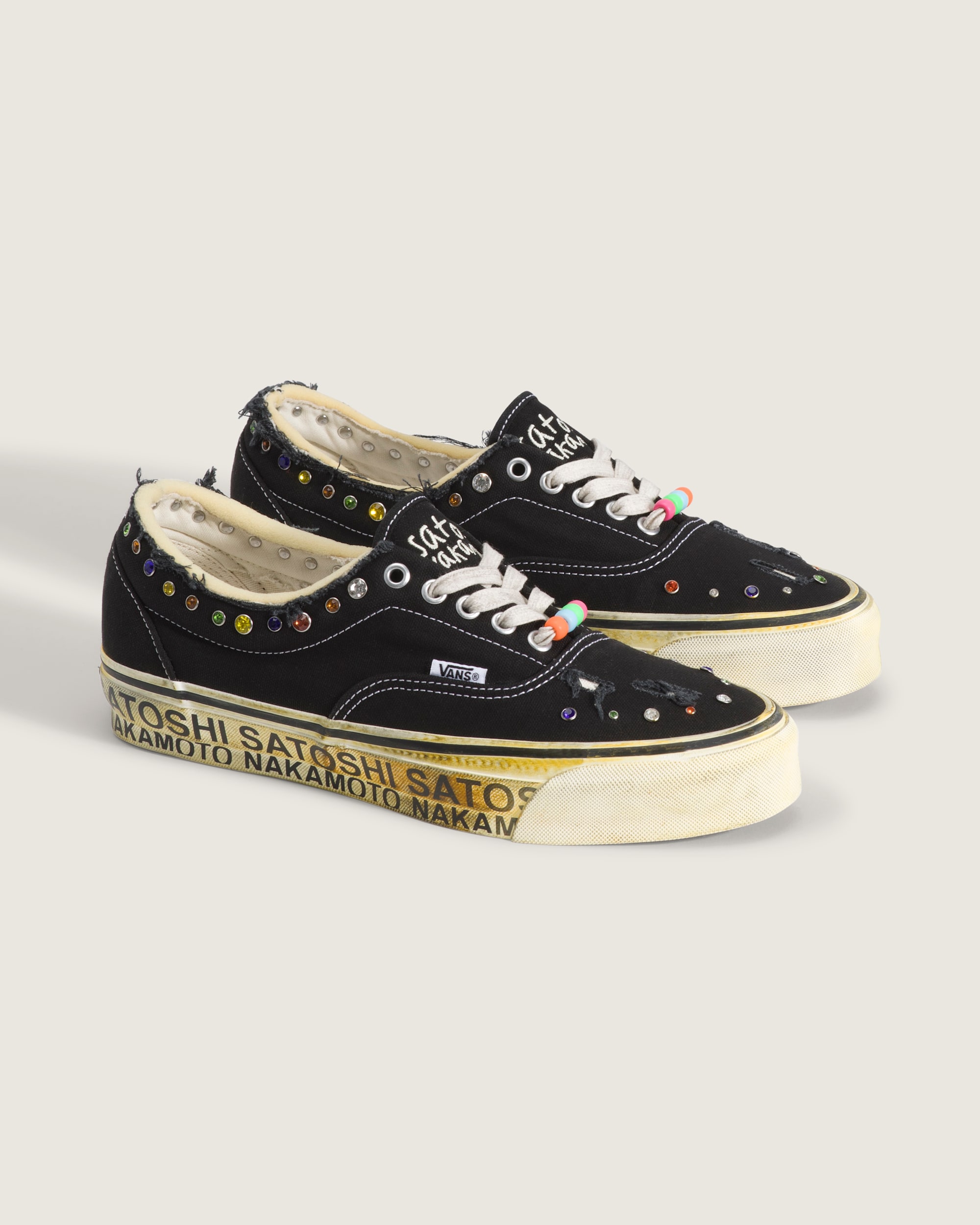 OTW by Vans x Satoshi Nakamoto Era 95 Gems VANS Satoshi Round Jewel Black ALT2