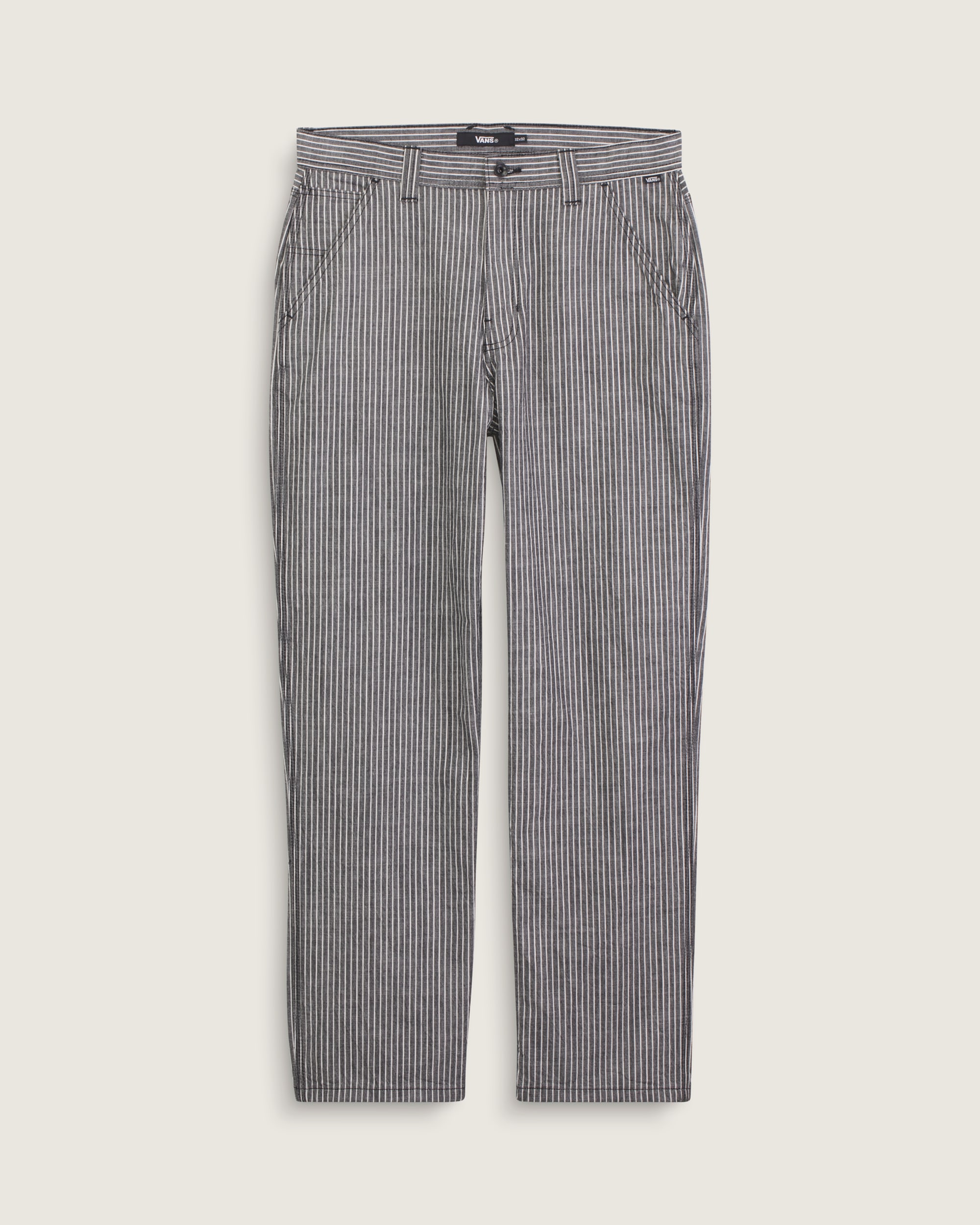 Chore Loose Stripe Denim Pants VANS Black  White HERO