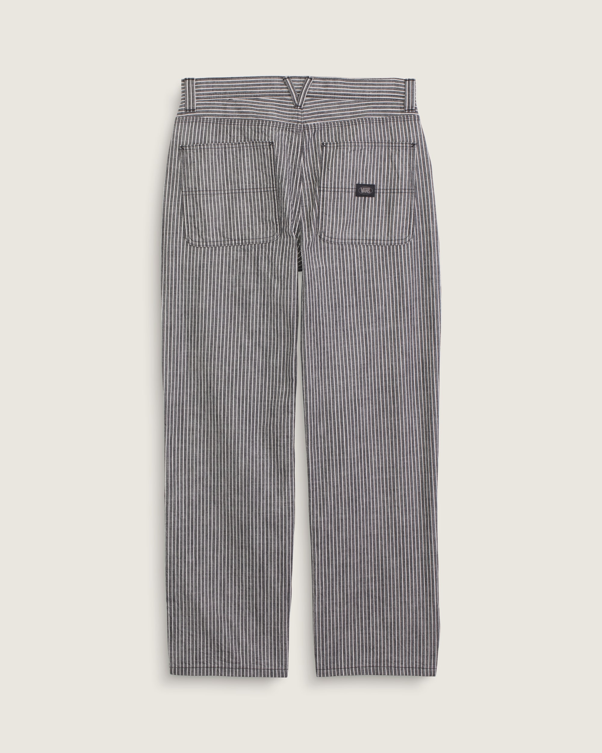 Chore Loose Stripe Denim Pants VANS Black  White ALT1