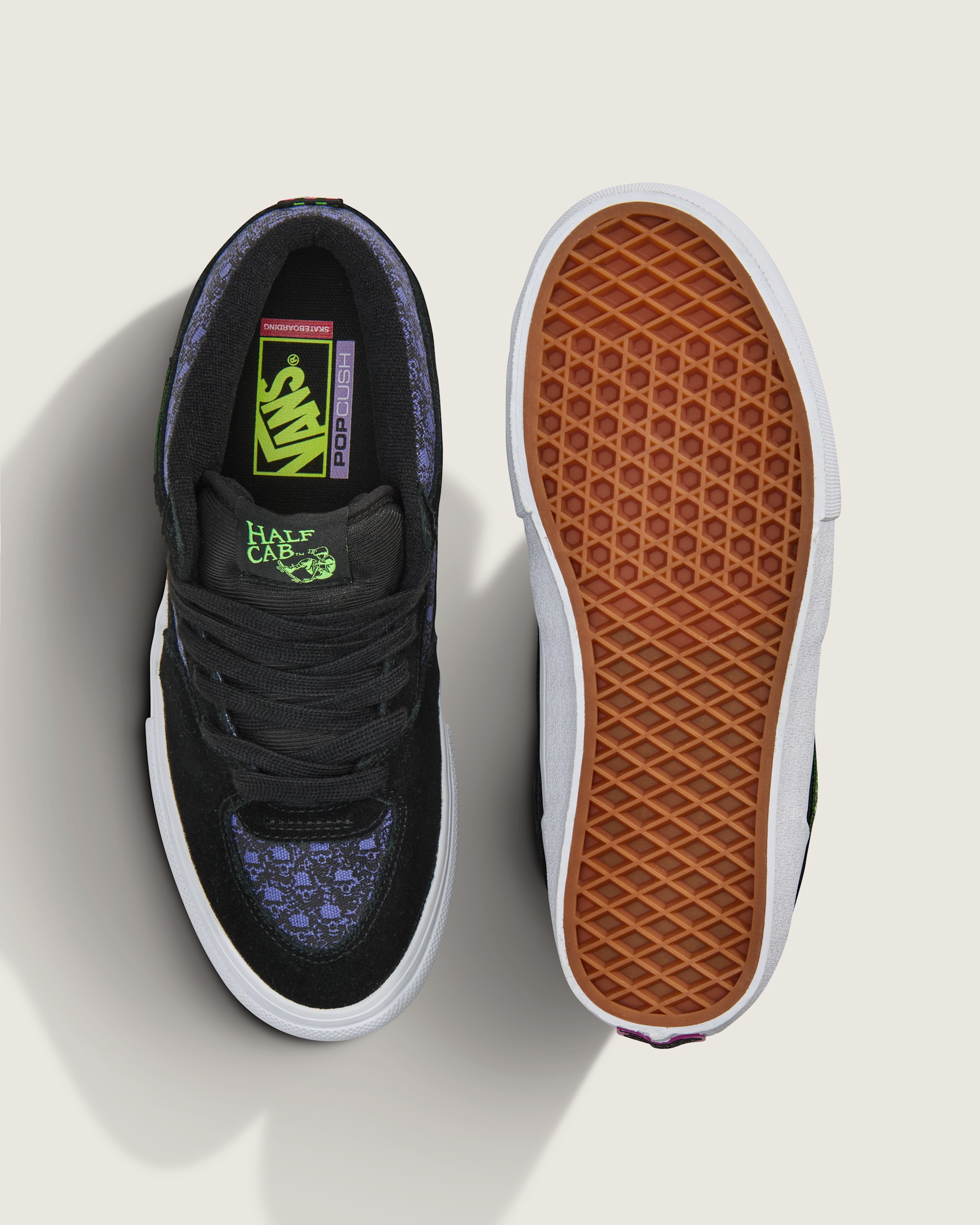 Skate Half Cab Shoe VANS Violet Purple  Black ALT2