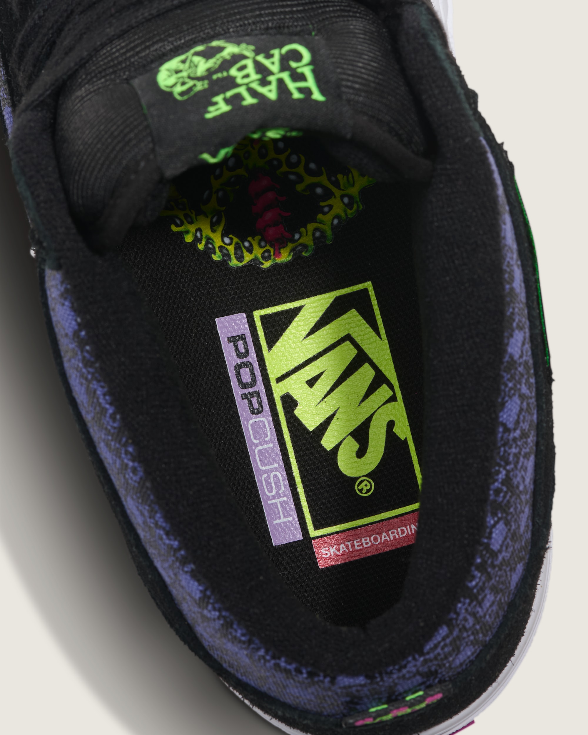 Skate Half Cab Shoe VANS Violet Purple  Black ALT4