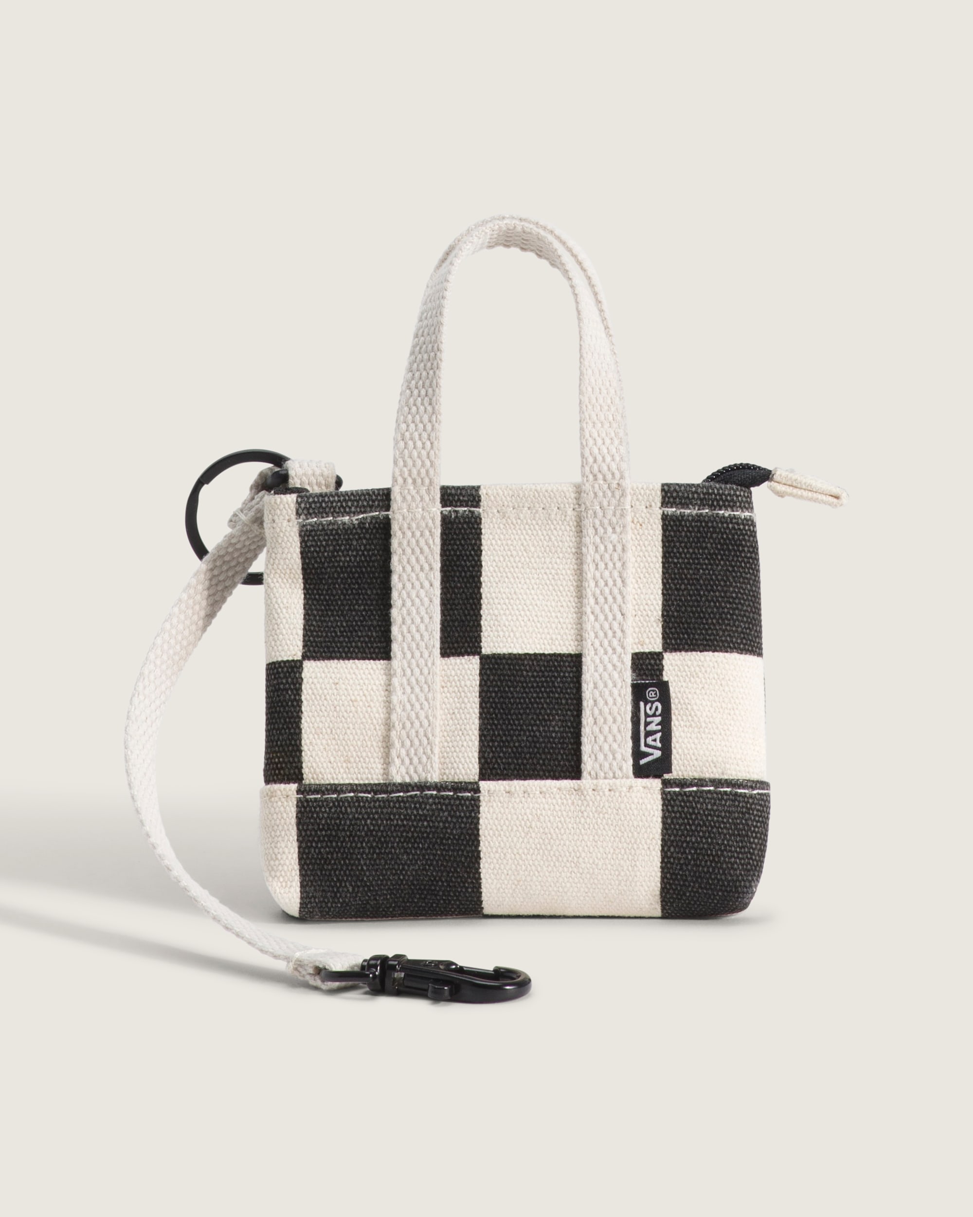Micro Pergs Tote Bag Charm VANS BLACKNATURAL HERO