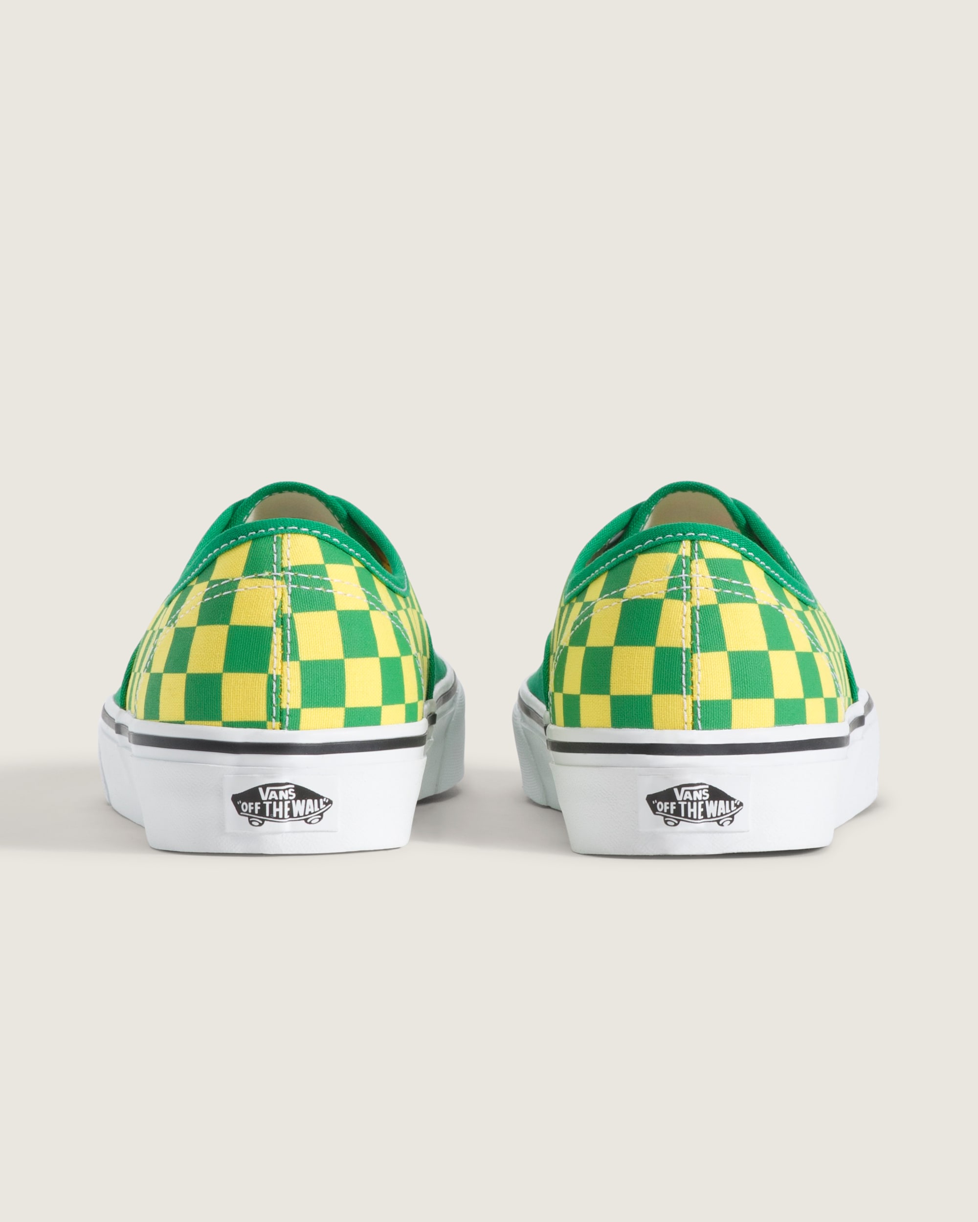 Authentic Shoe VANS Checkerboard Green  Yellow ALT3