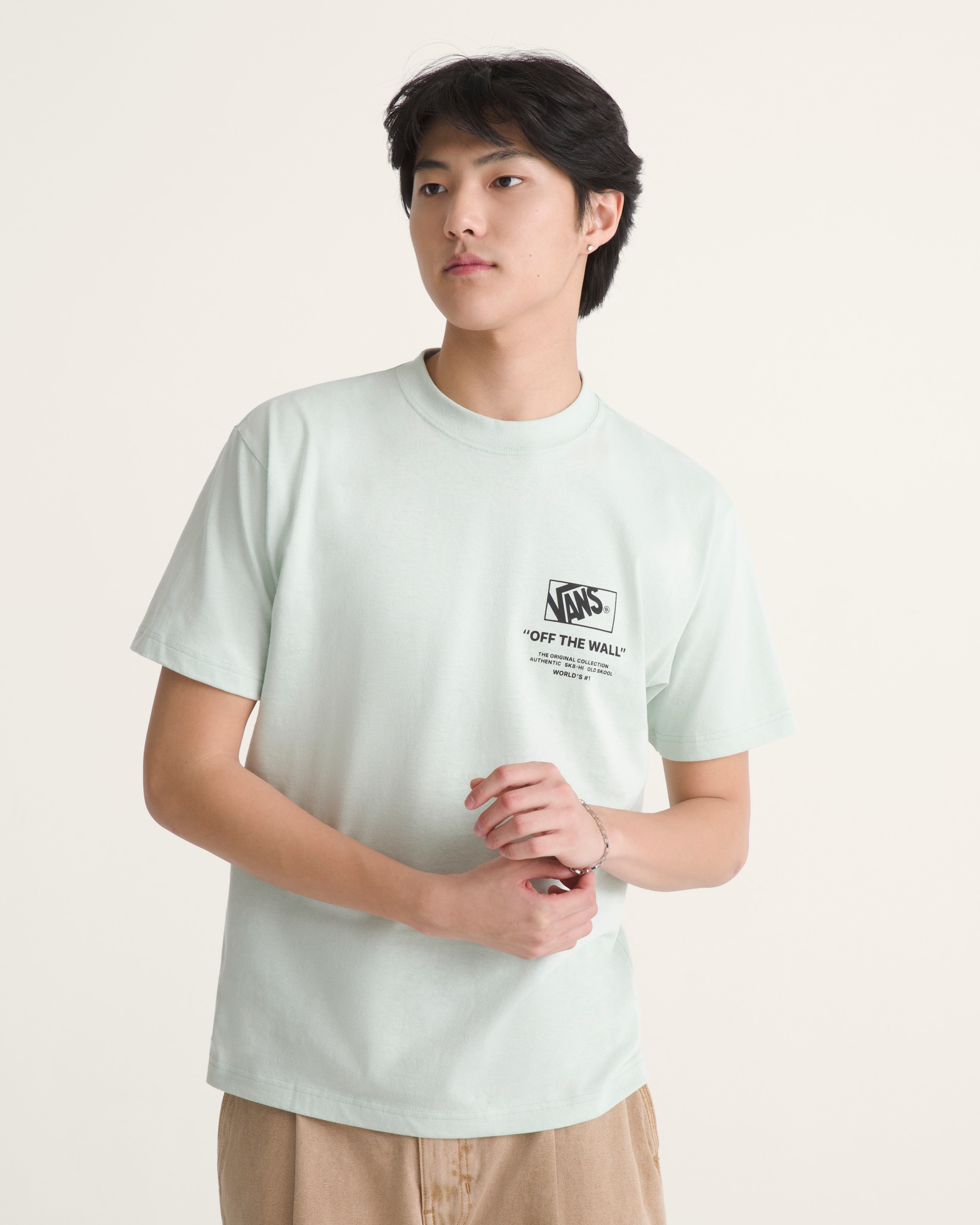 Stacked Hi TShirt VANS Dusty Mint Green ALT2