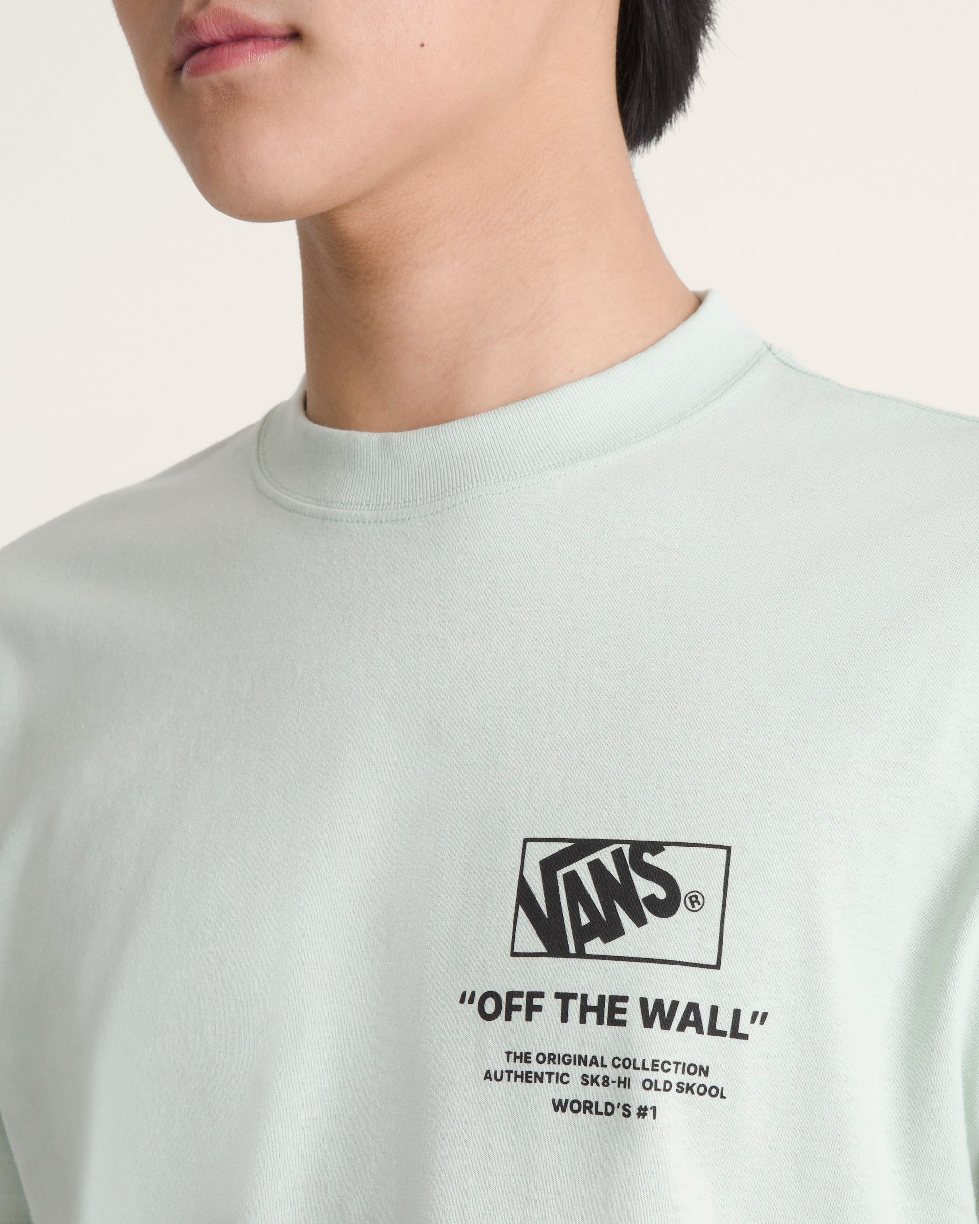 Stacked Hi TShirt VANS Dusty Mint Green ALT4
