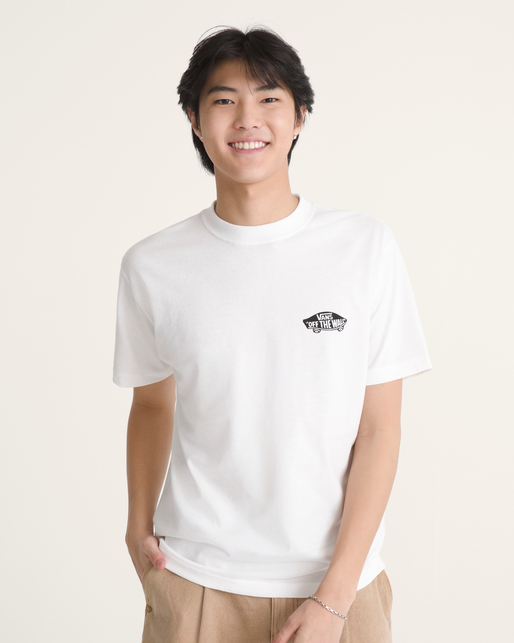 Double Standard TShirt VANS White  Black ALT2