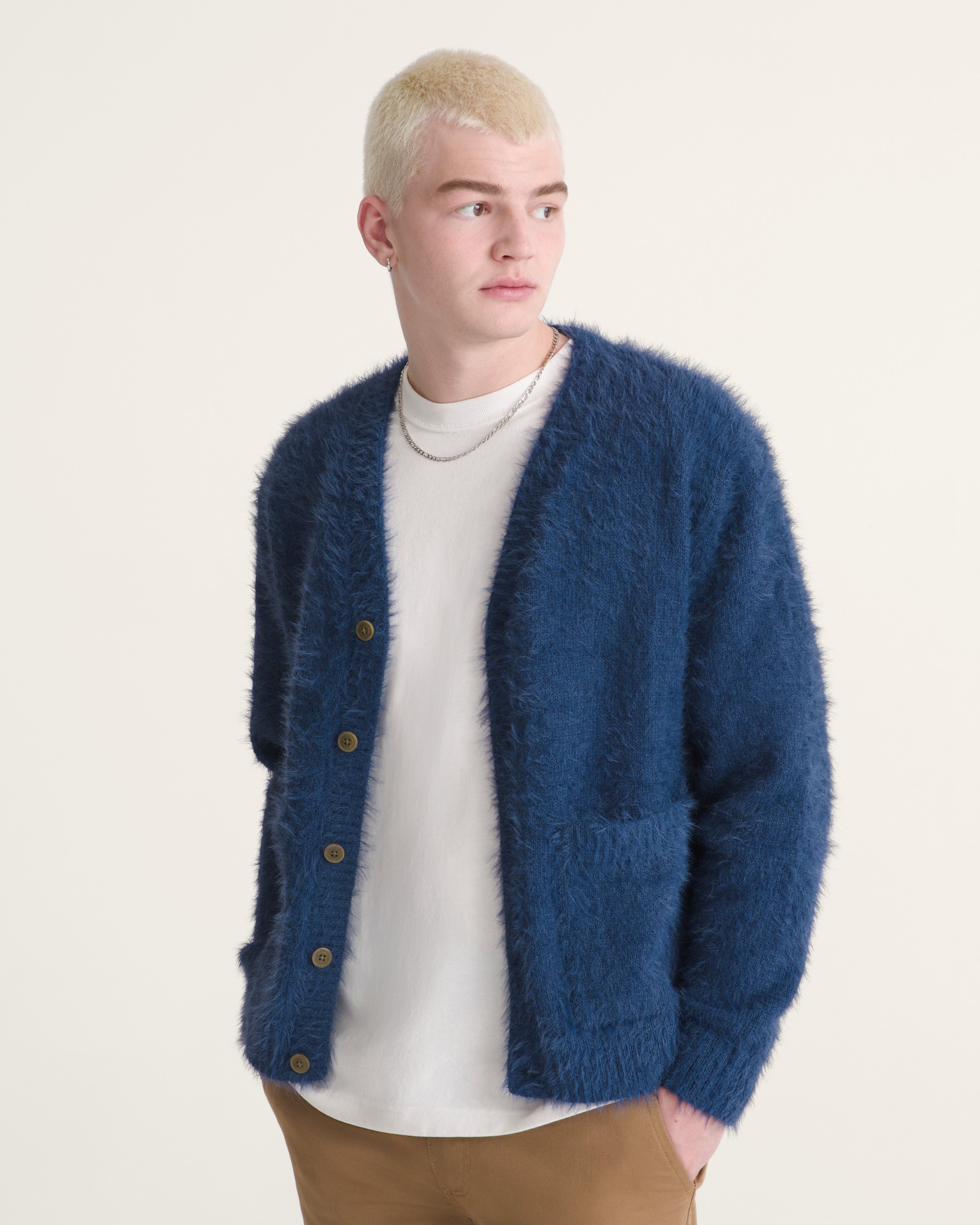 Harmon Cardigan Sweater VANS True Navy Blue ALT2
