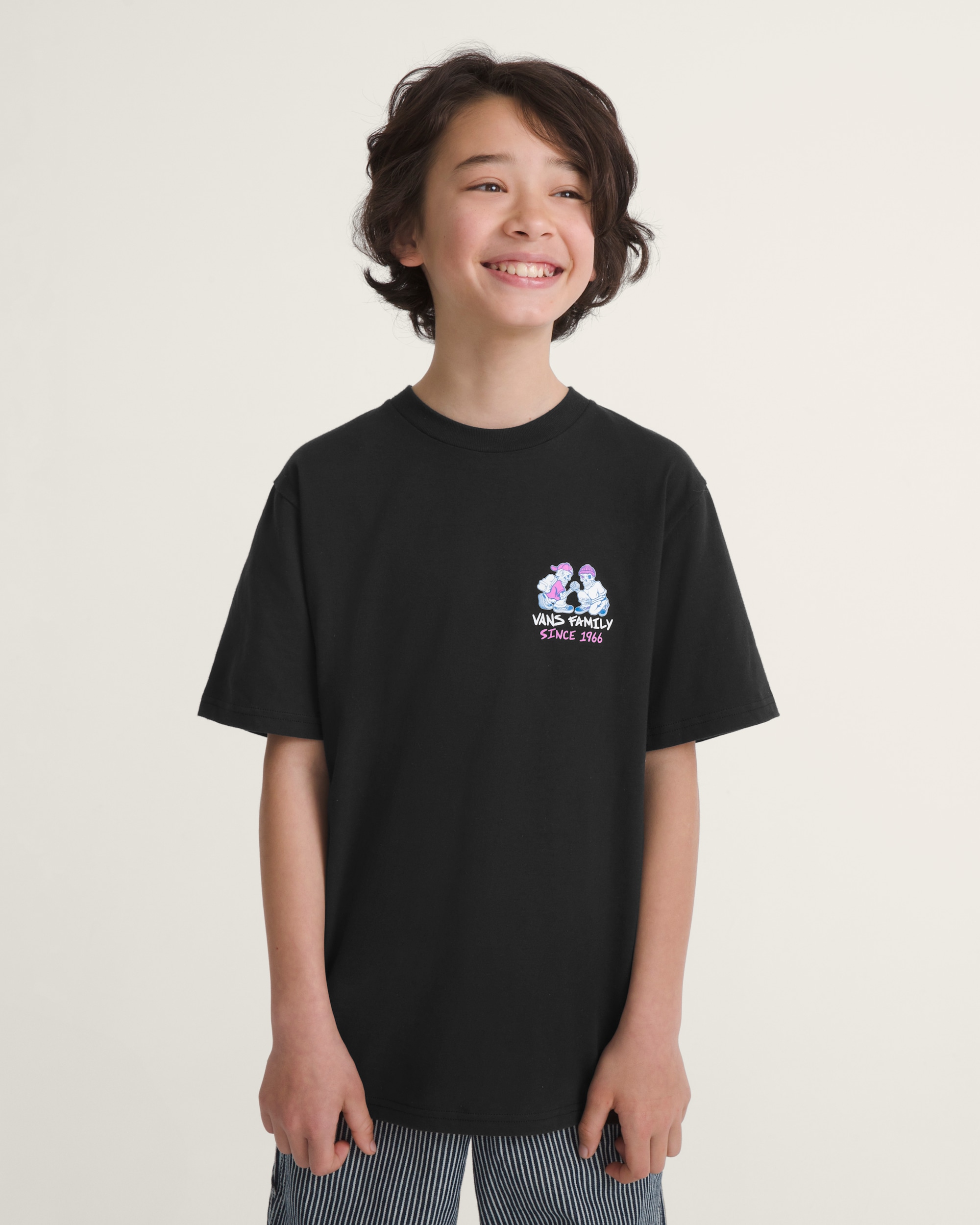 Kids Checker Bros TShirt VANS Black ALT2