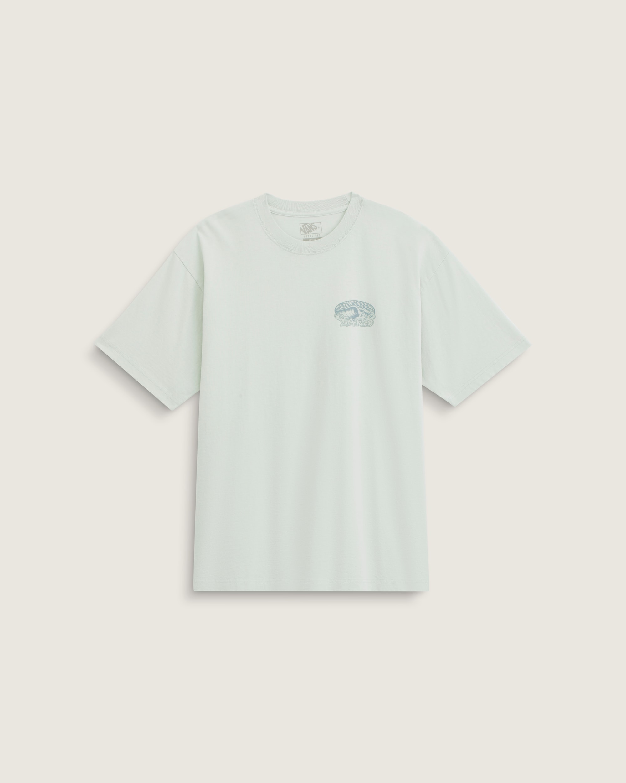 Check Overhead TShirt VANS Dusty Mint Green ALT1