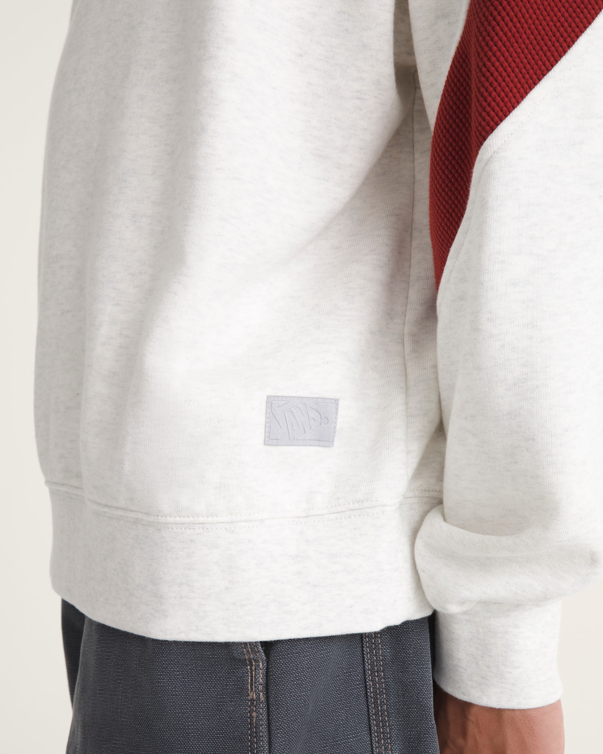 Retro Sport Crewneck Sweatshirt VANS Ash Heather Grey ALT4